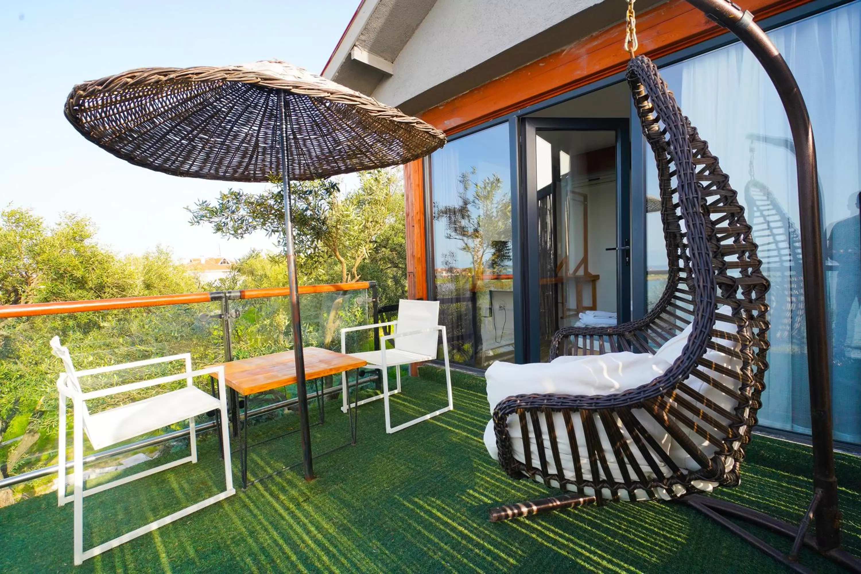 Balcony/Terrace in QCUNDA OTEL