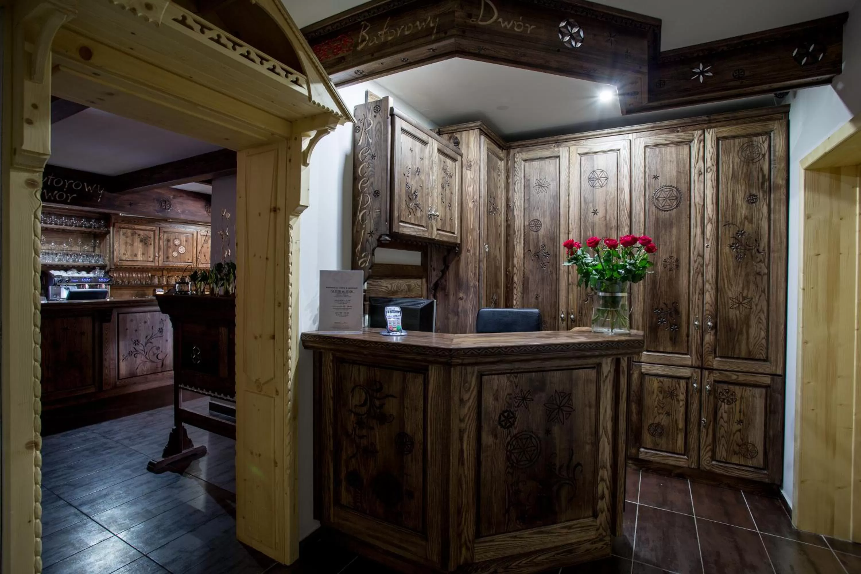 Lobby or reception in Butorowy Dwór