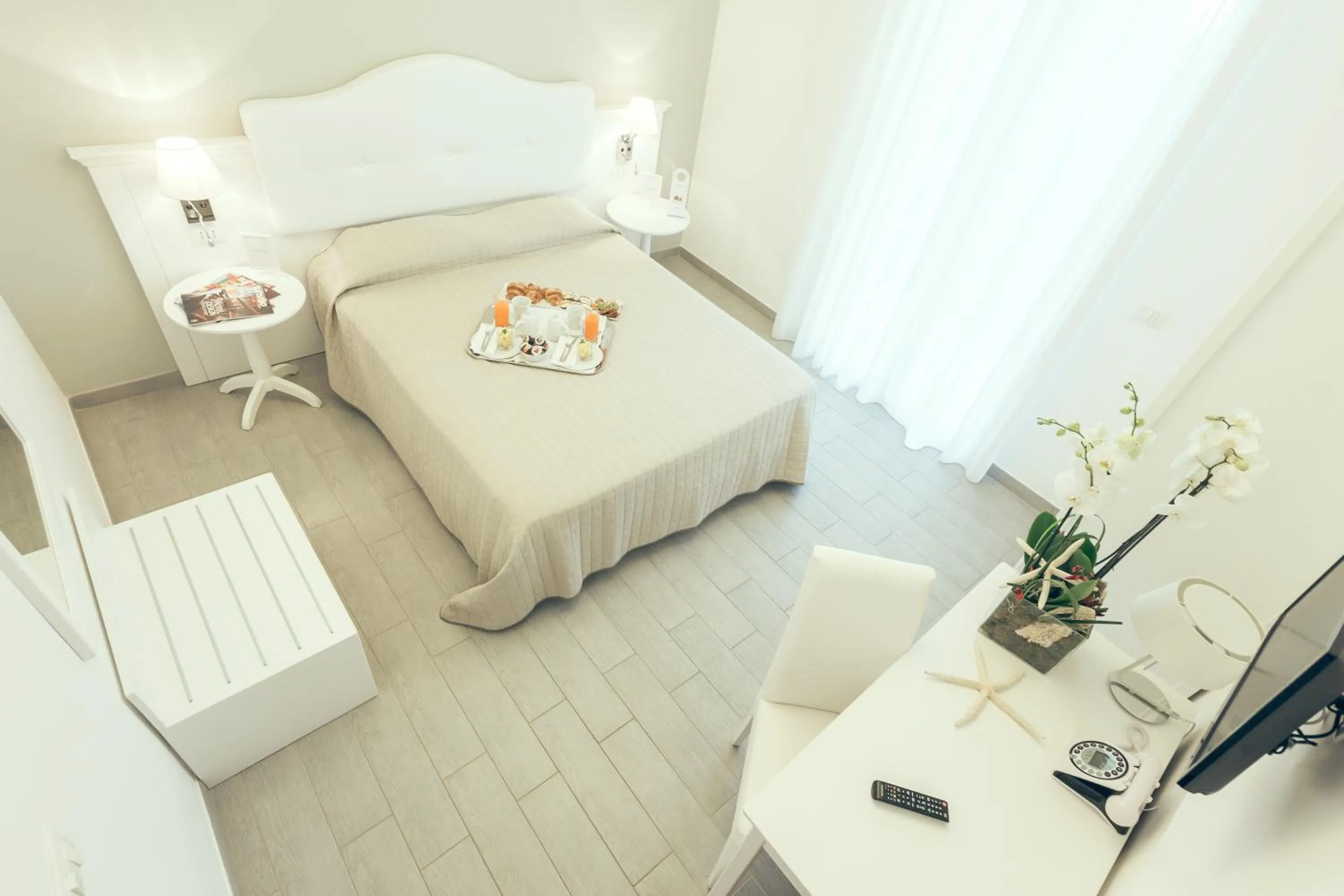 Bed in Scala Dei Turchi Resort