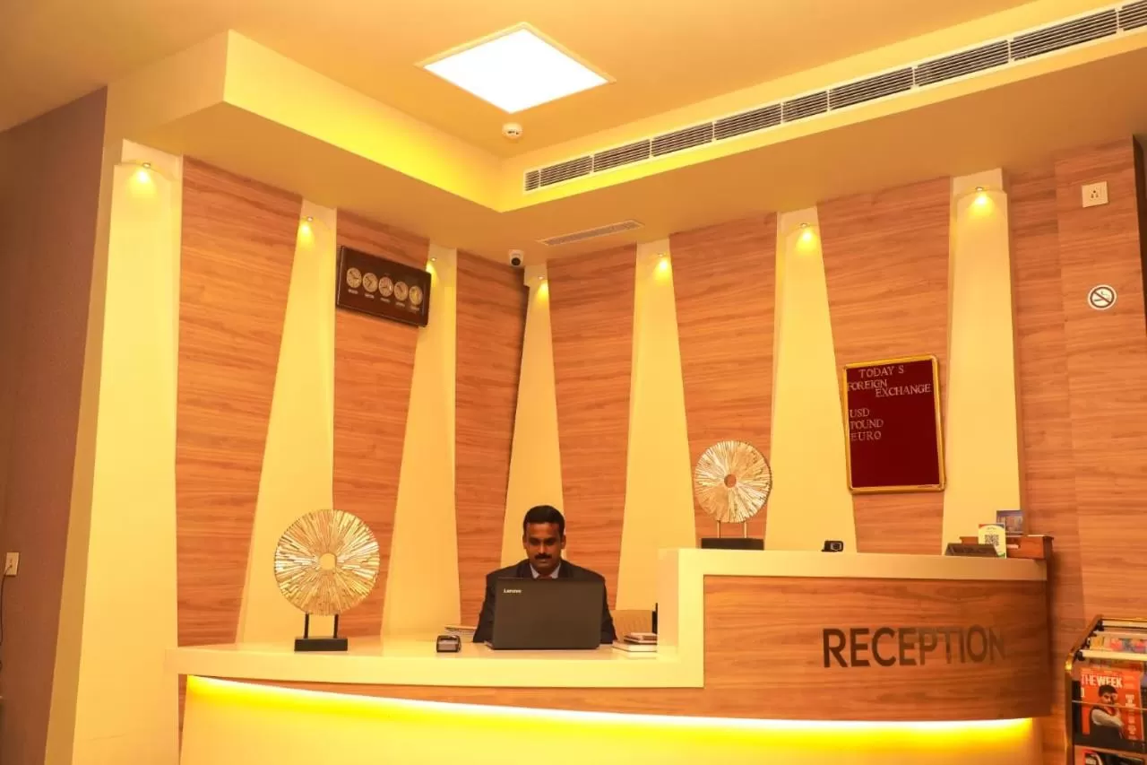 Lobby or reception in Hotel New York Square