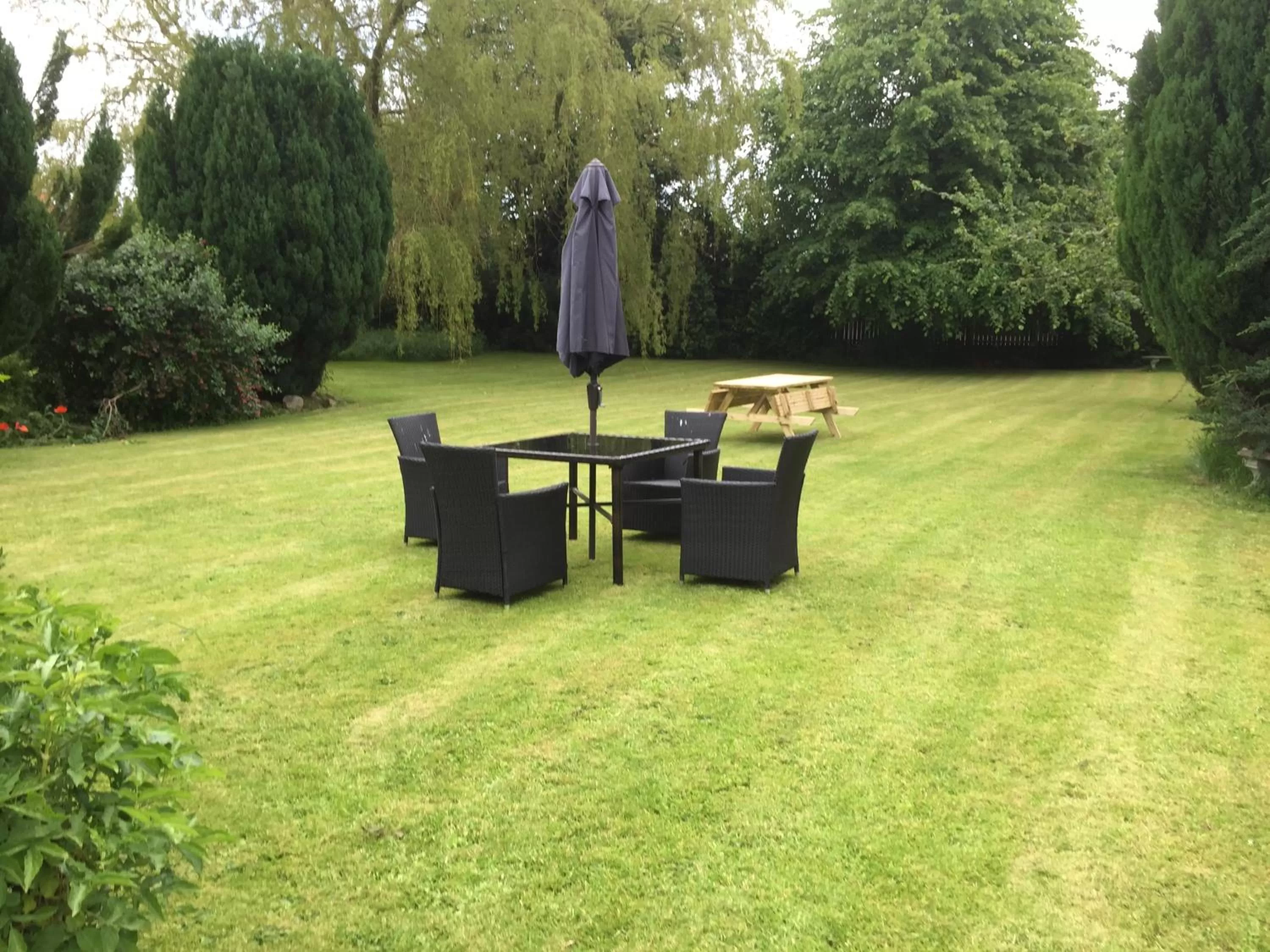 Garden view in Wrangham House