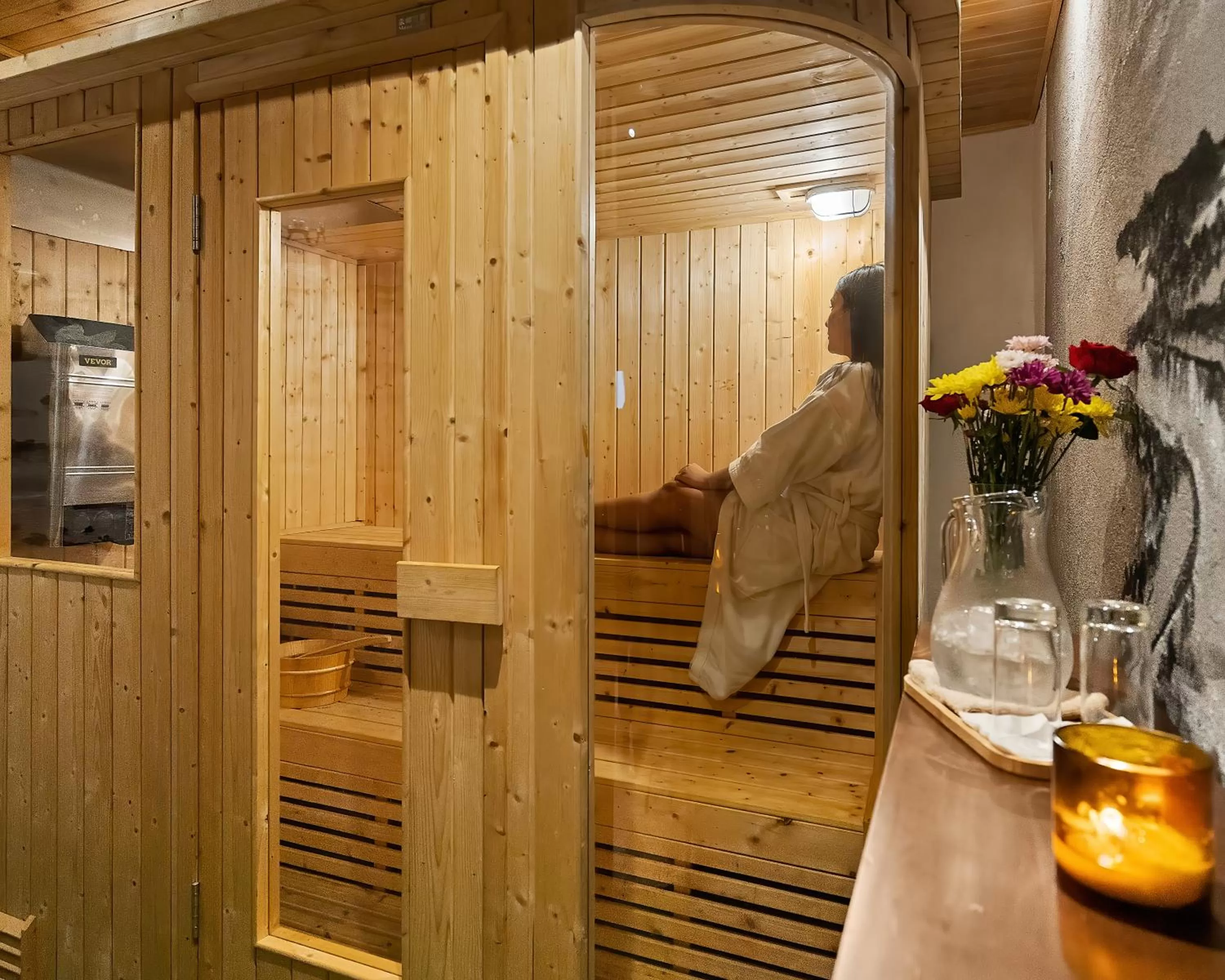 Sauna in Central Hotel Panama Casco Viejo