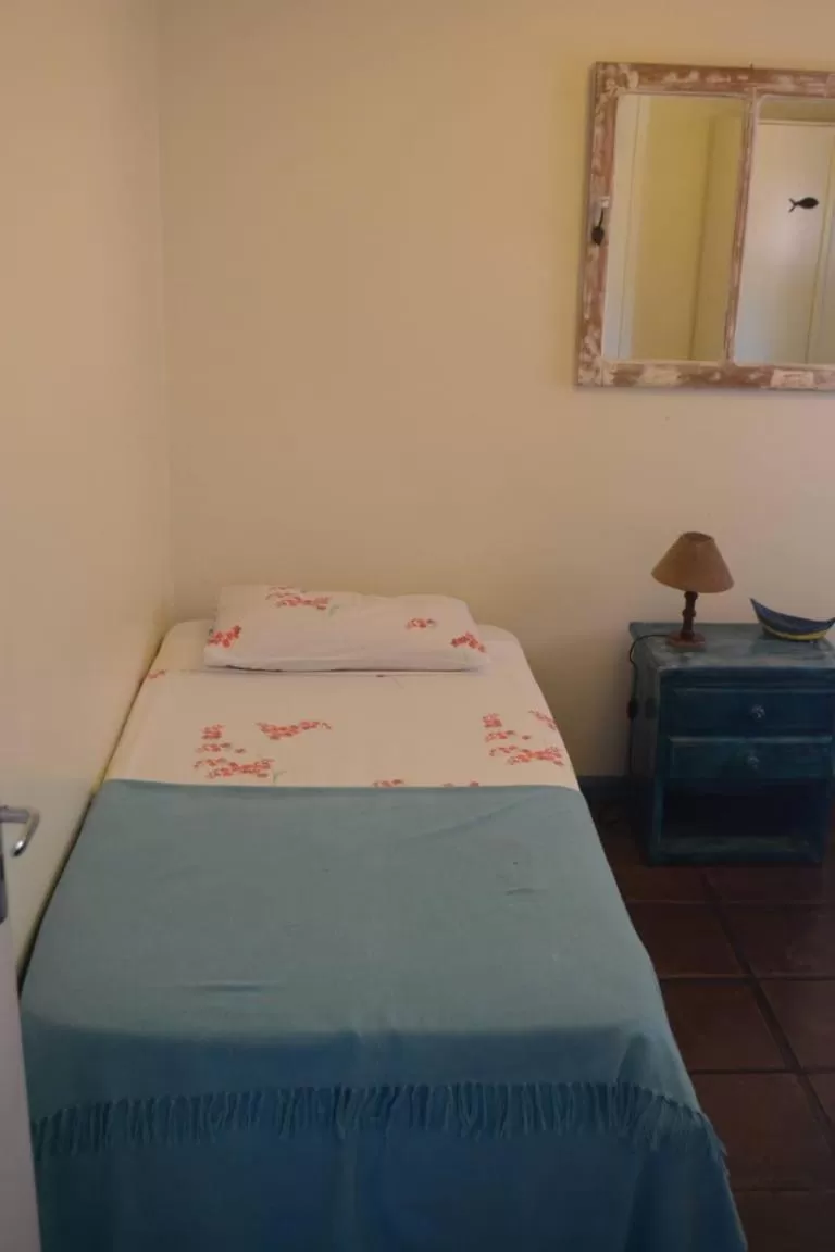 Bed in Pousada L'escale