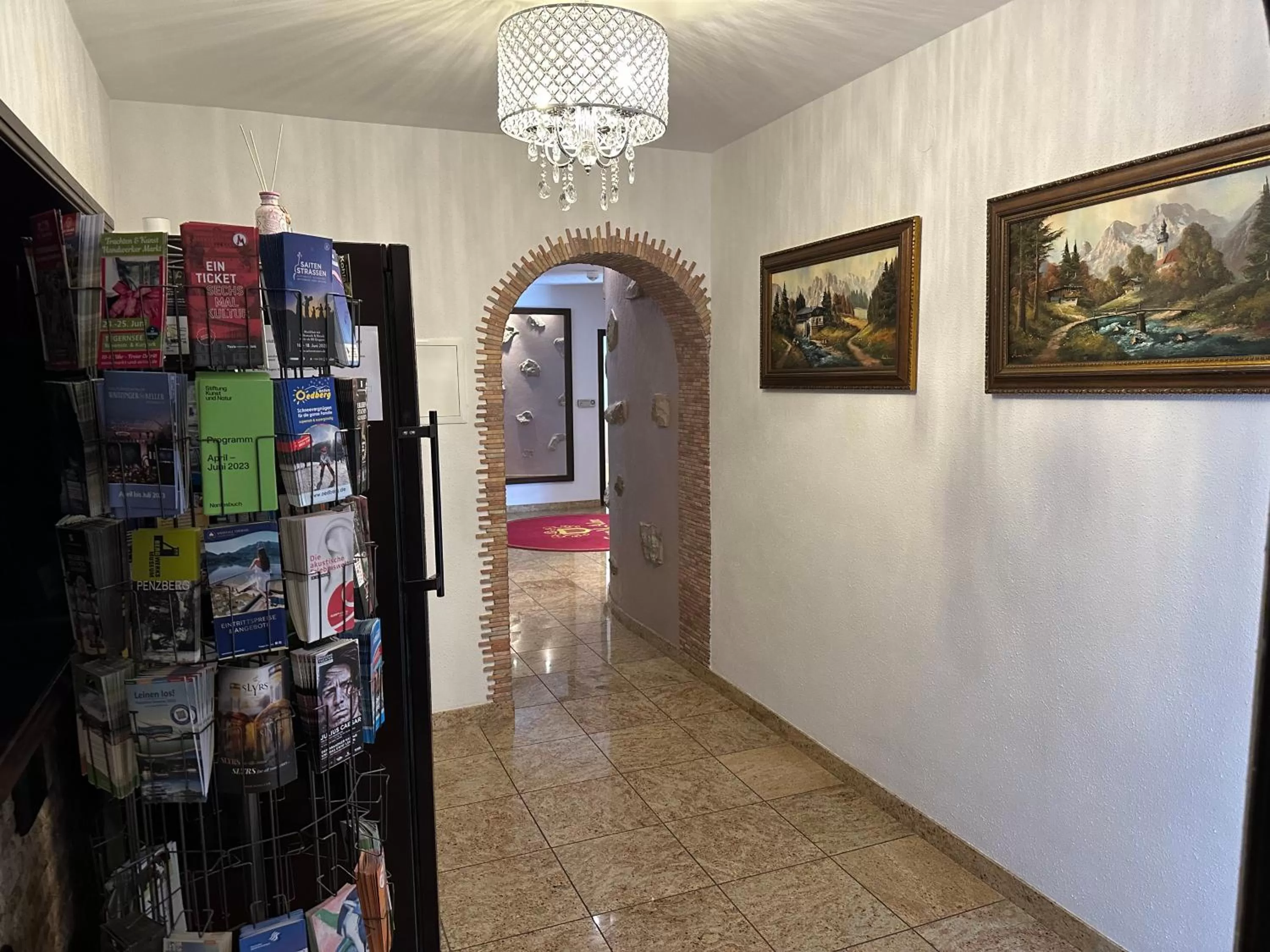 Lobby or reception in Hotel Gundl Alm