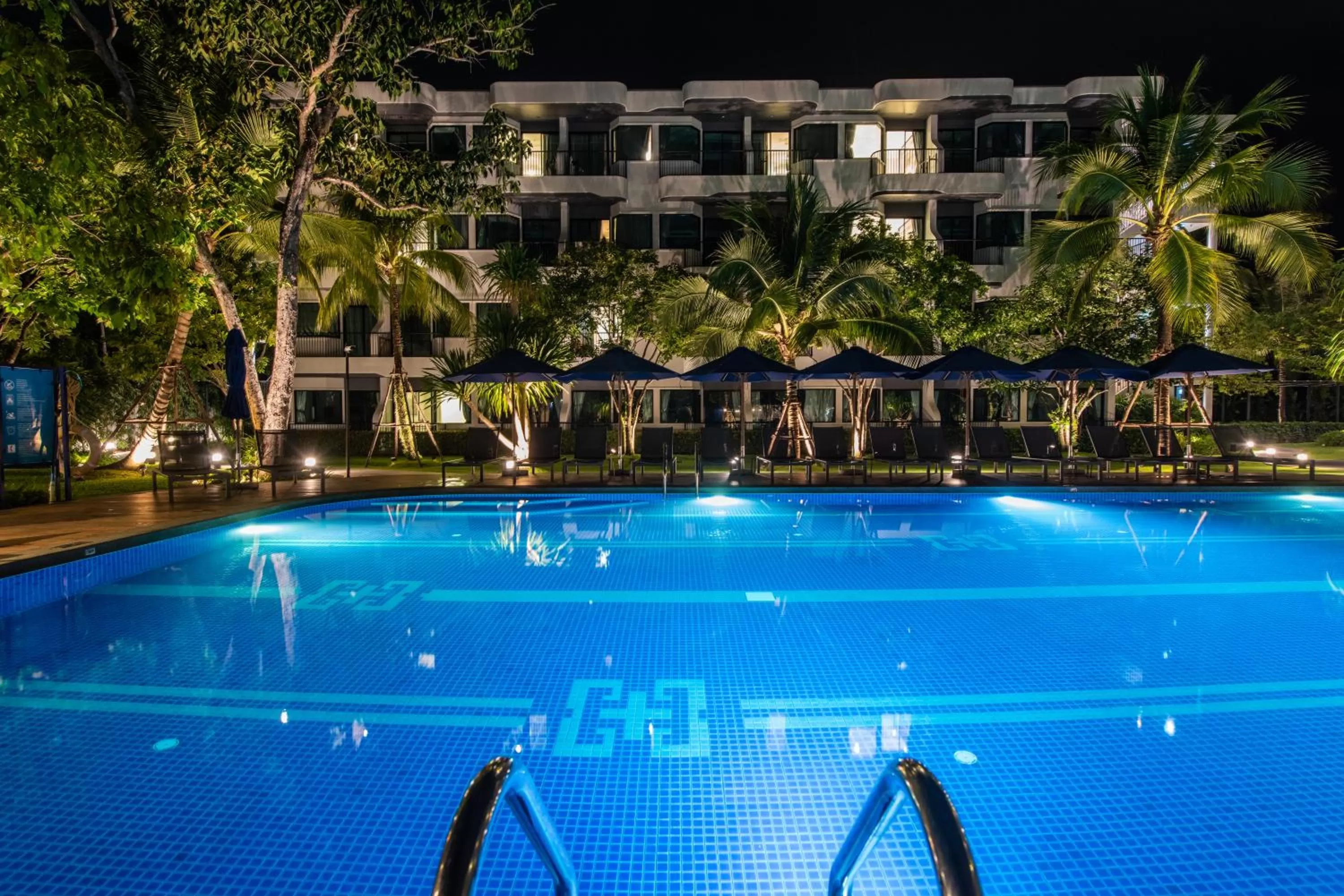 Pool view in Holiday Style Ao Nang Beach Resort, Krabi