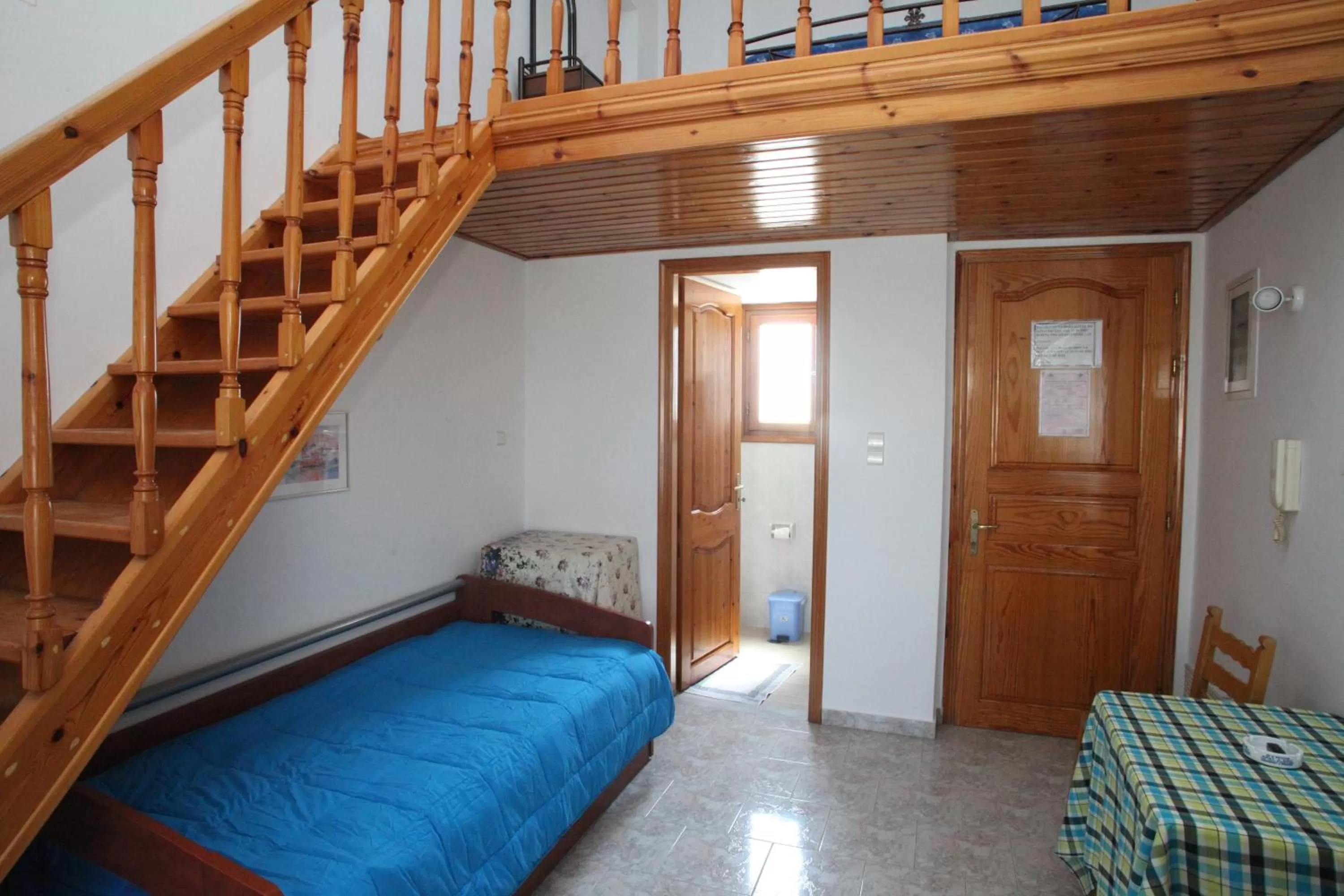 Kitchen or kitchenette, Bed in Afroditi Syros