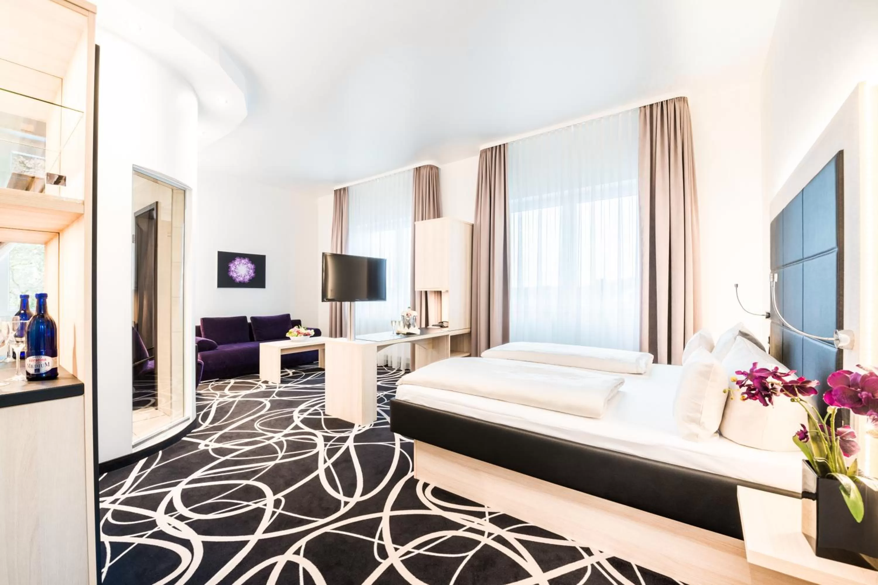 Photo of the whole room, Bed in Sieben Welten Hotel & Spa Resort