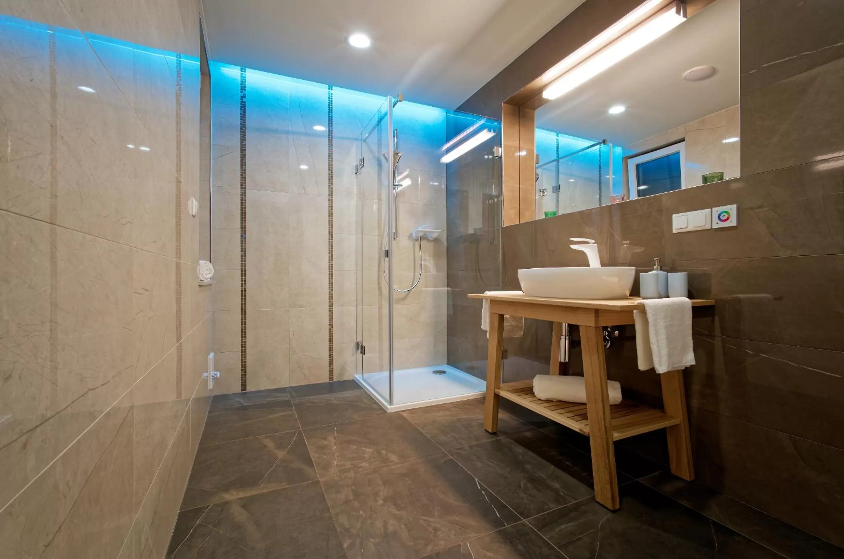 Bathroom in Pension Laa Natura