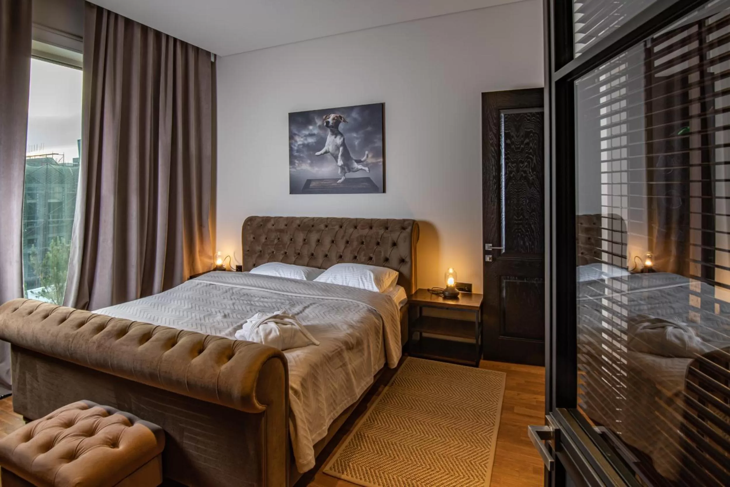 Bed in Warm House Apart Hotel