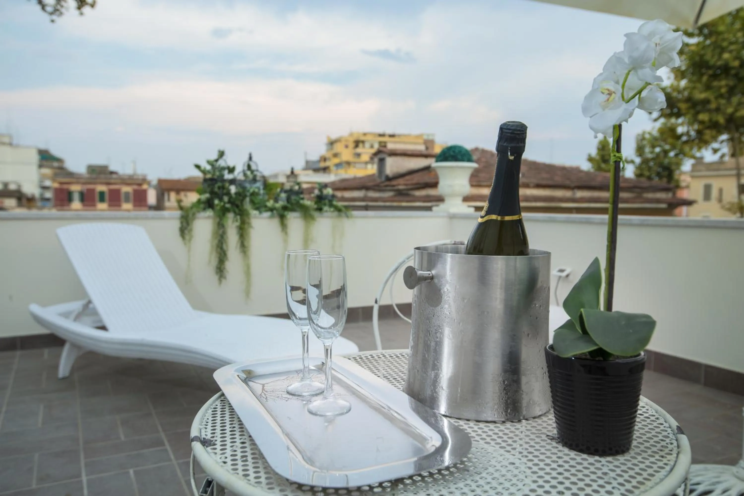 Balcony/Terrace in Halex room&food