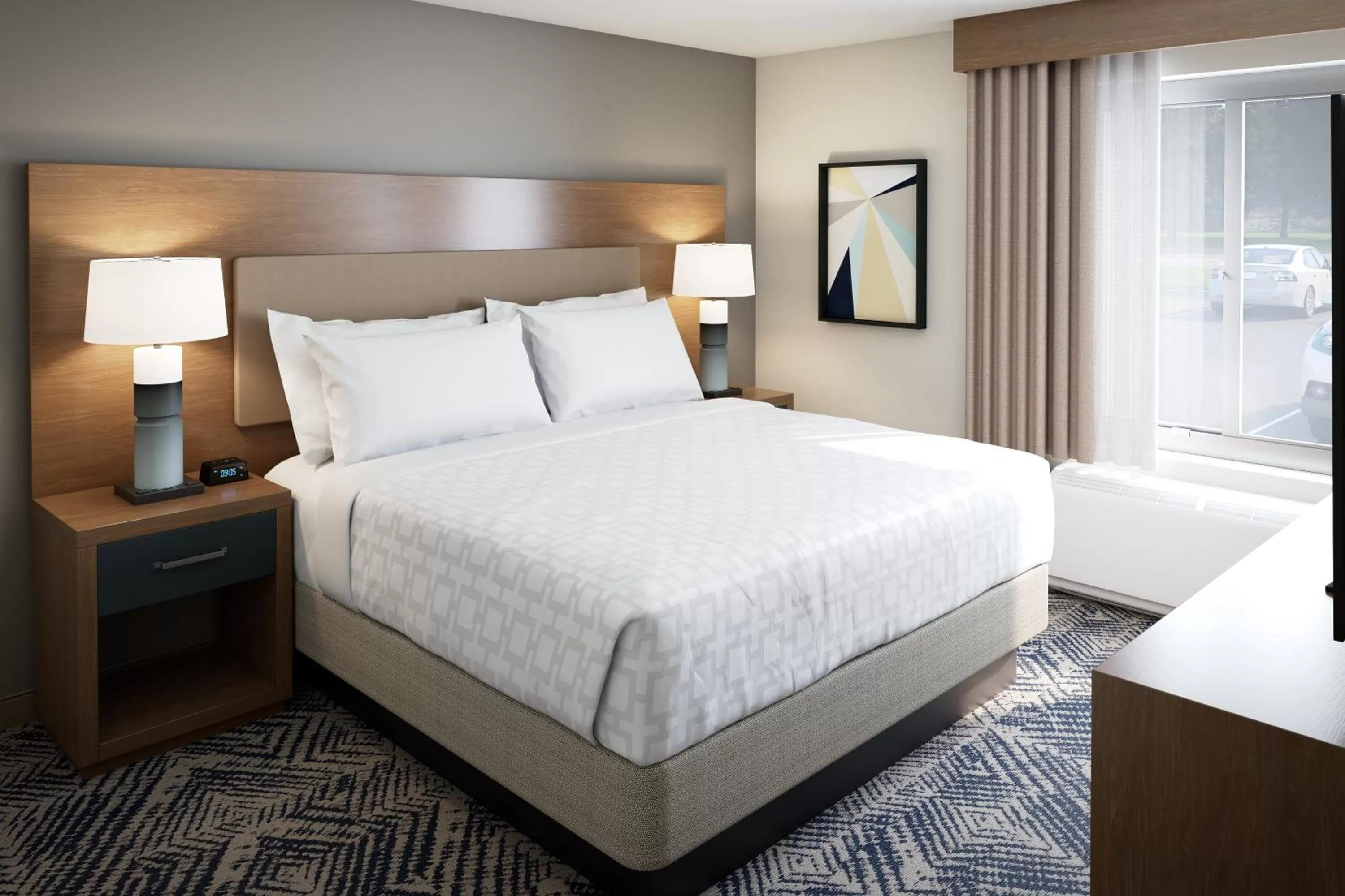 Photo of the whole room, Bed in Candlewood Suites DFW Airport North - Irving by IHG
