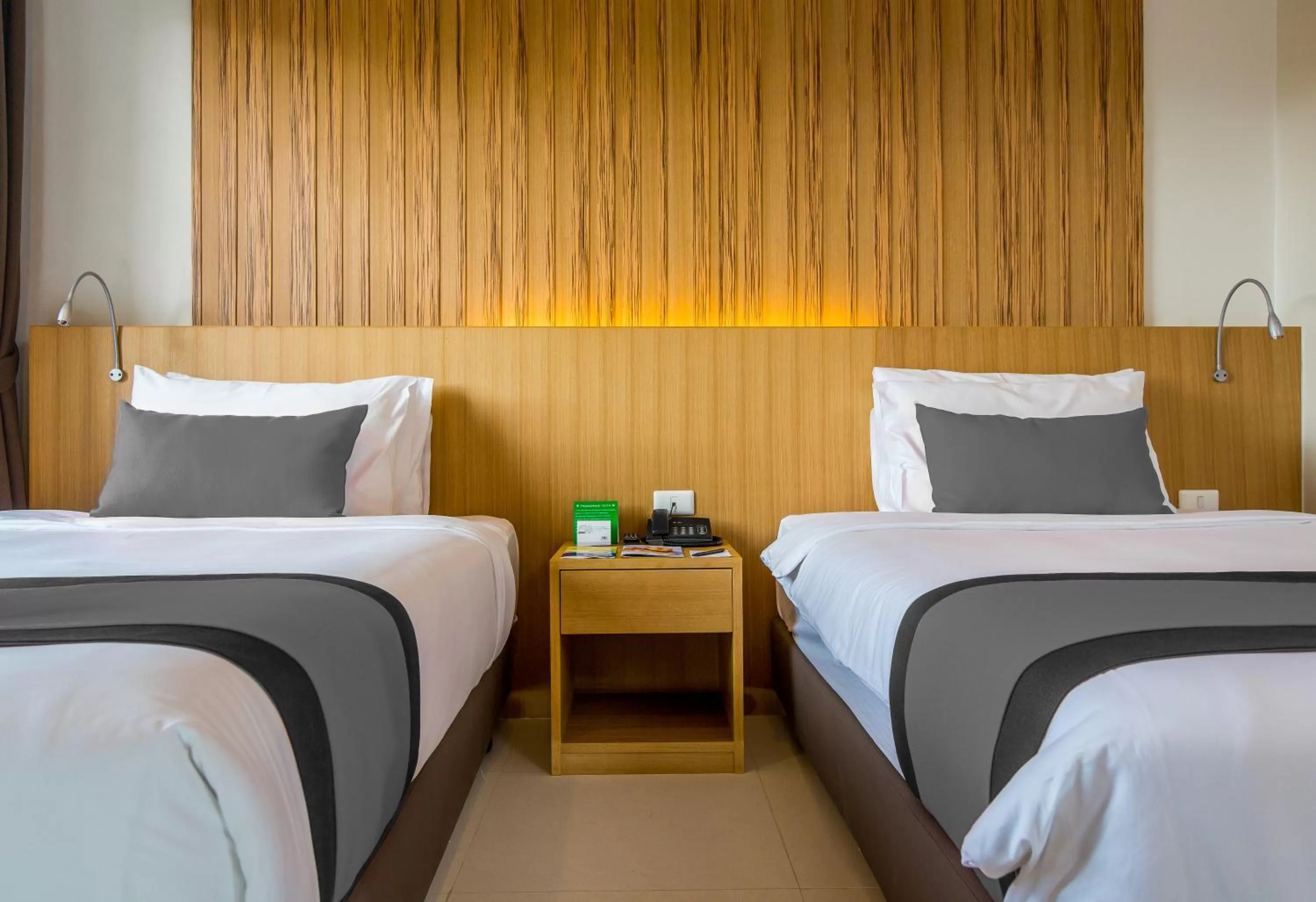 Bed in Nai Yang Beach Resort and Spa