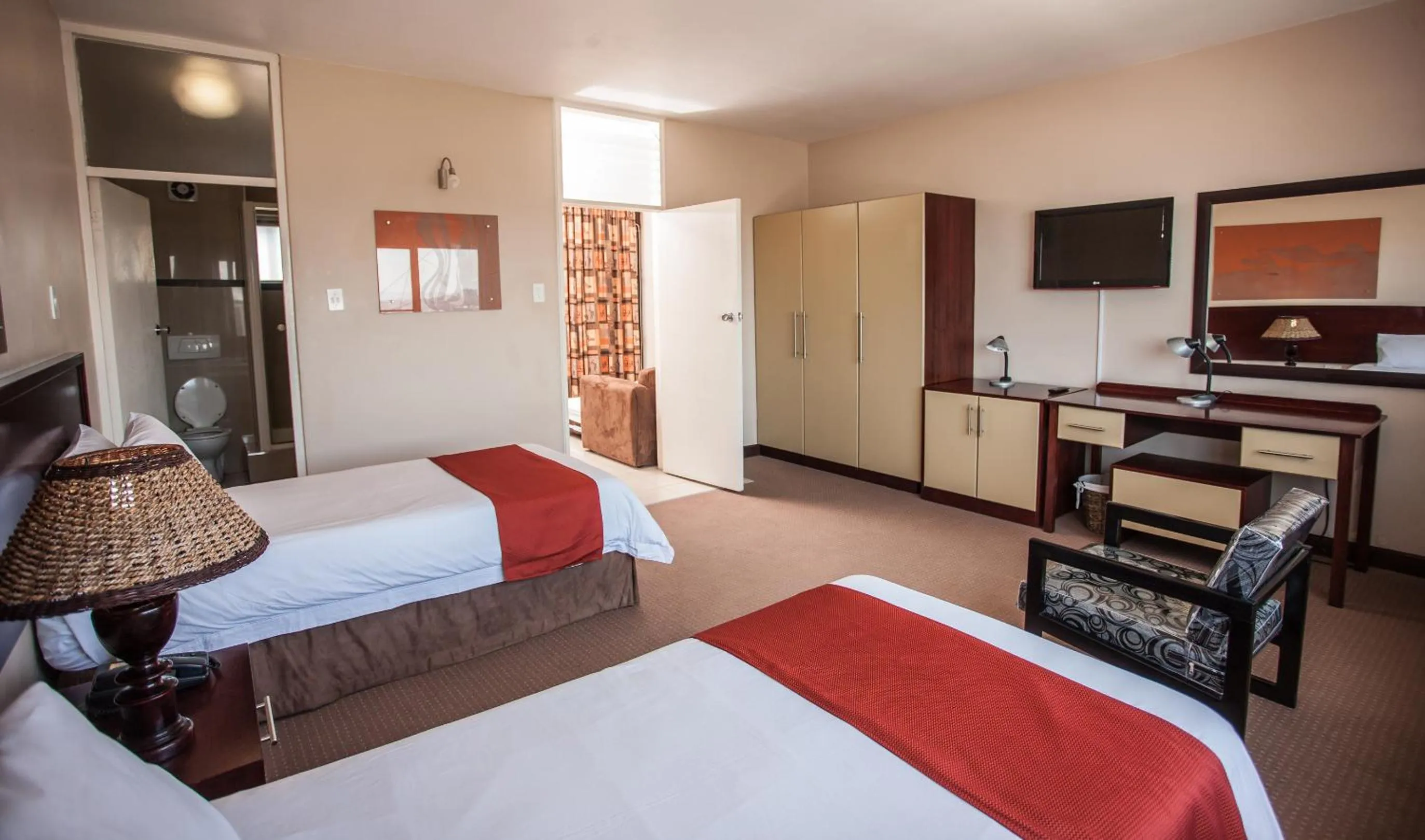 Bed in Coastlands Durban Self Catering Holiday Apartments