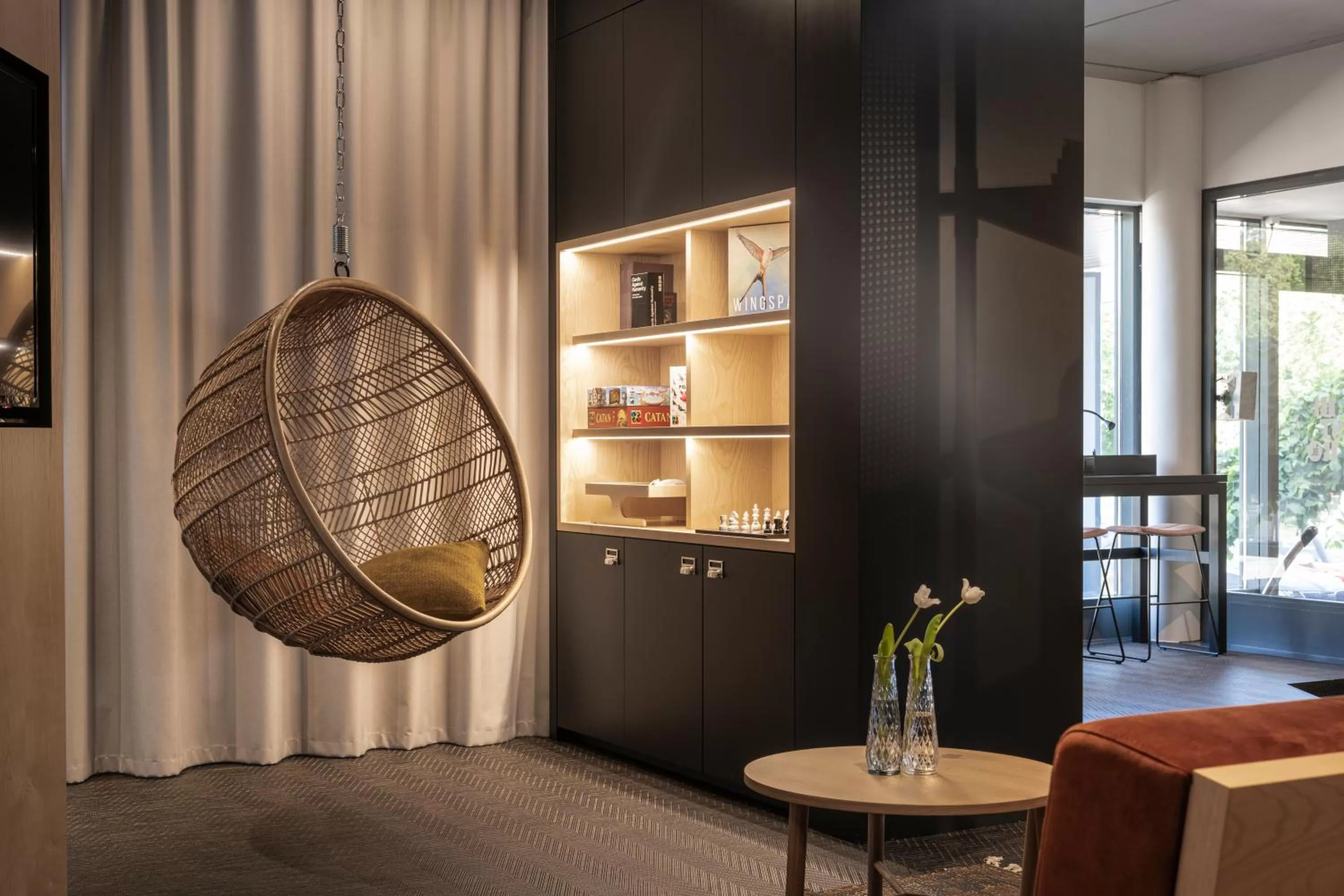 Library in Oru Hub Hotel Tallinn - Handwritten Collection