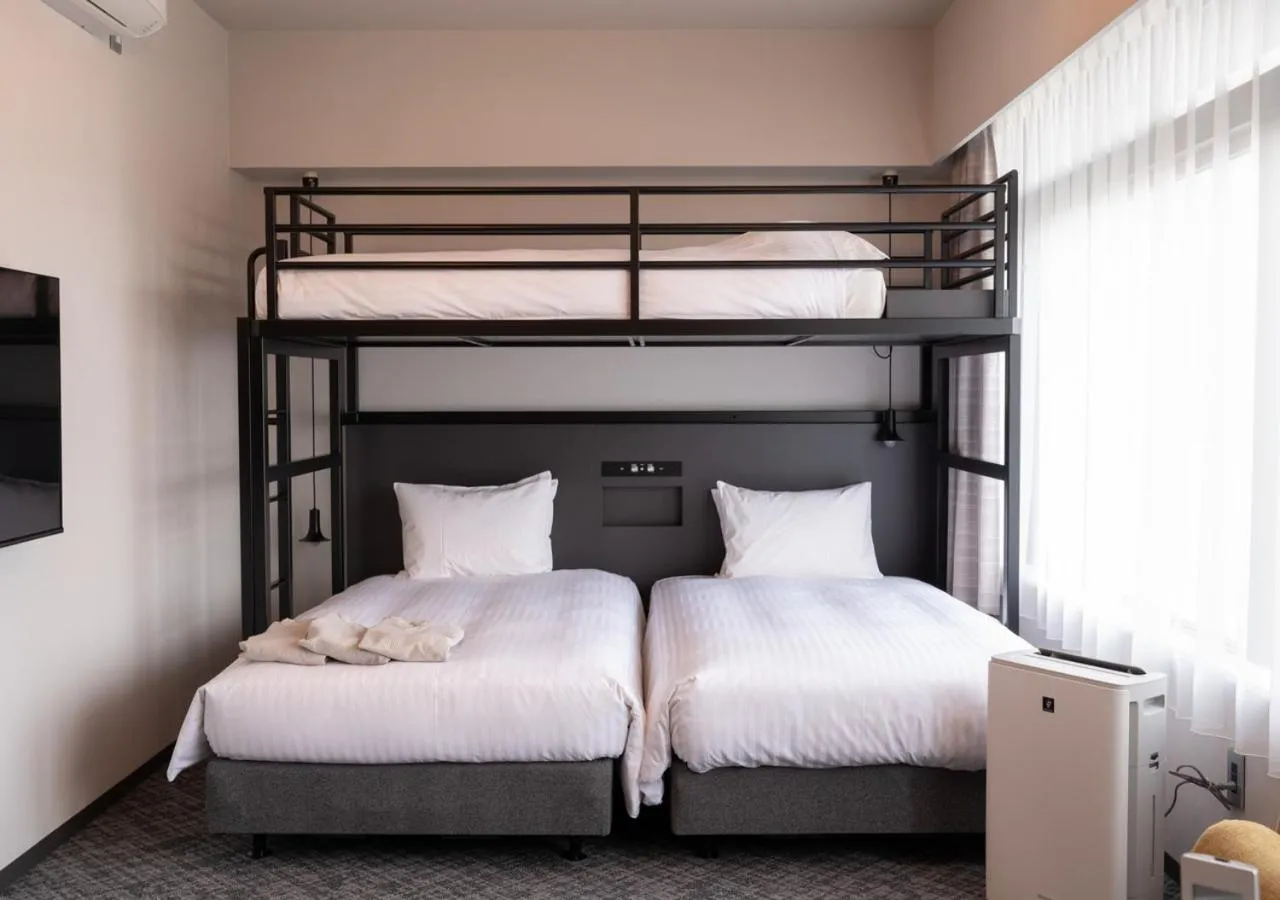 Photo of the whole room, Bed in Hotel Cocktail Stay Naha