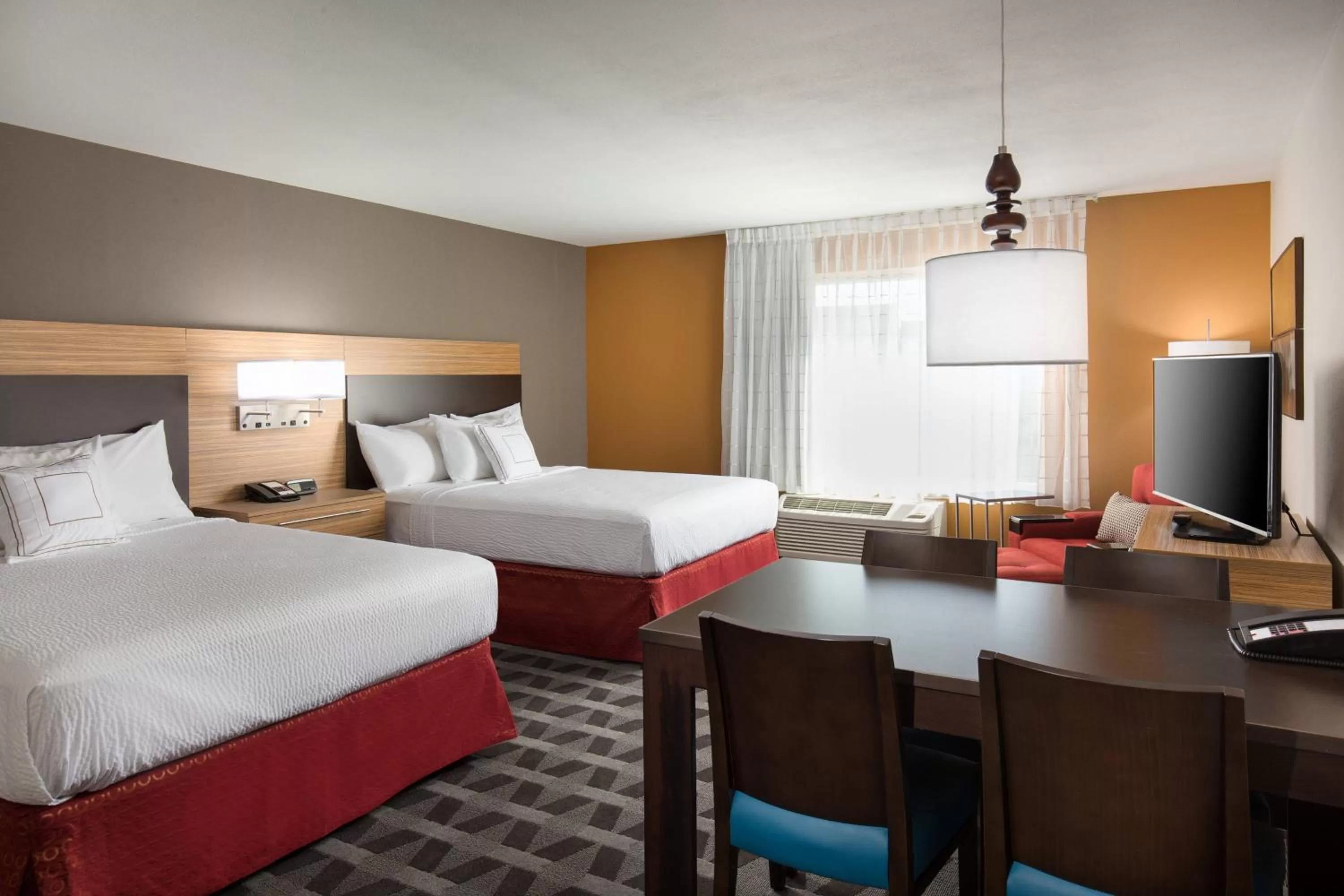 Photo of the whole room, Bed in TownePlace Suites By Marriott Las Vegas Stadium District
