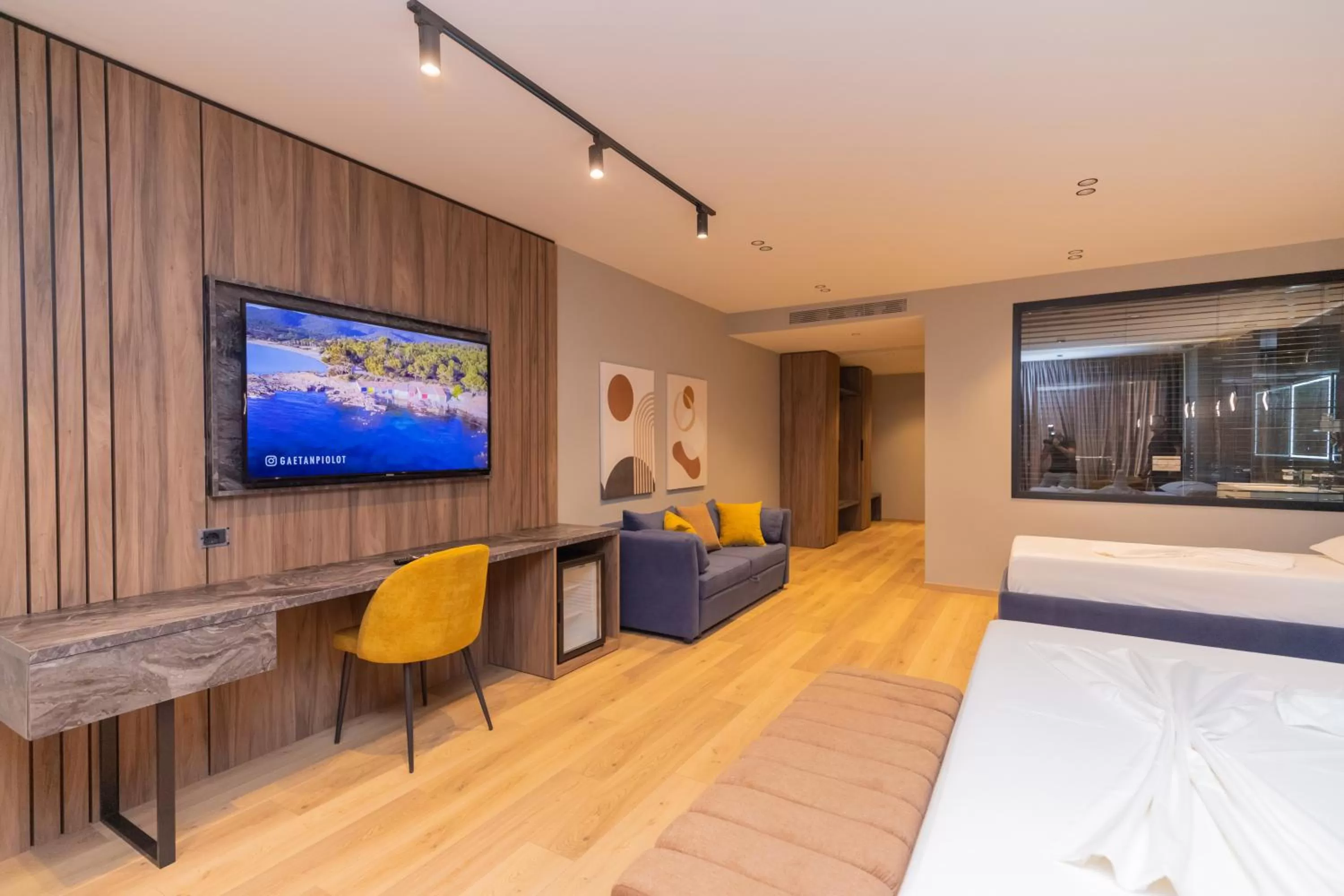 Communal lounge/ TV room in Esbjerg Hotel