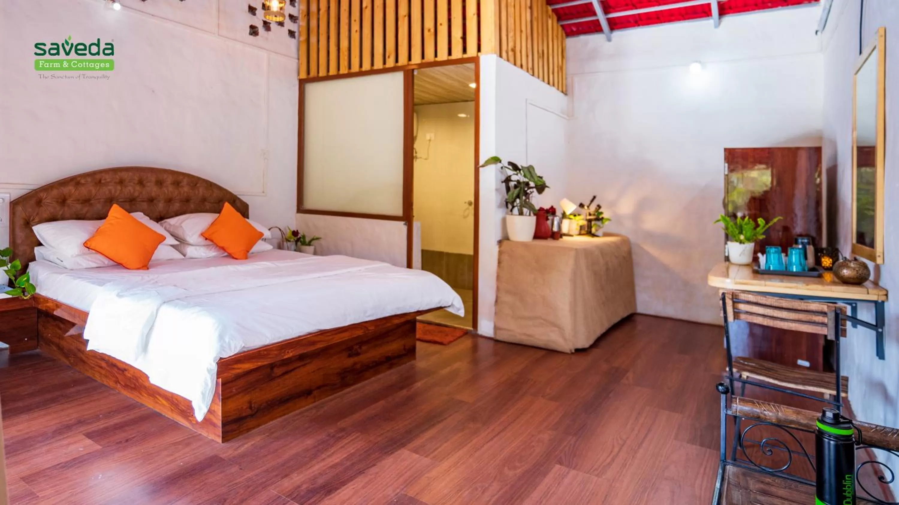 Photo of the whole room, Bed in Saveda Farm & Cottages