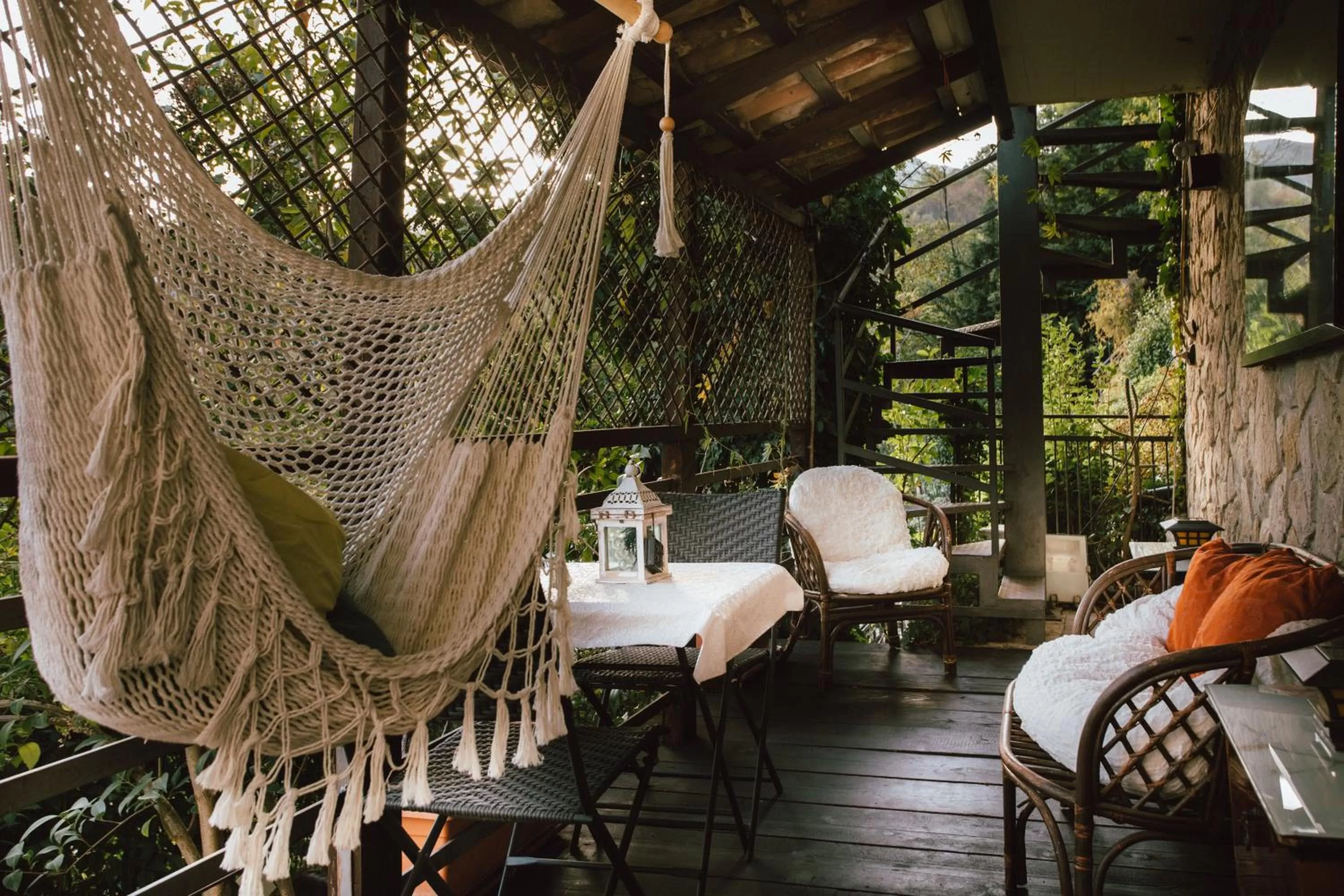 Balcony/Terrace in B&B La Voce del Fiume Dimora storica di Charme