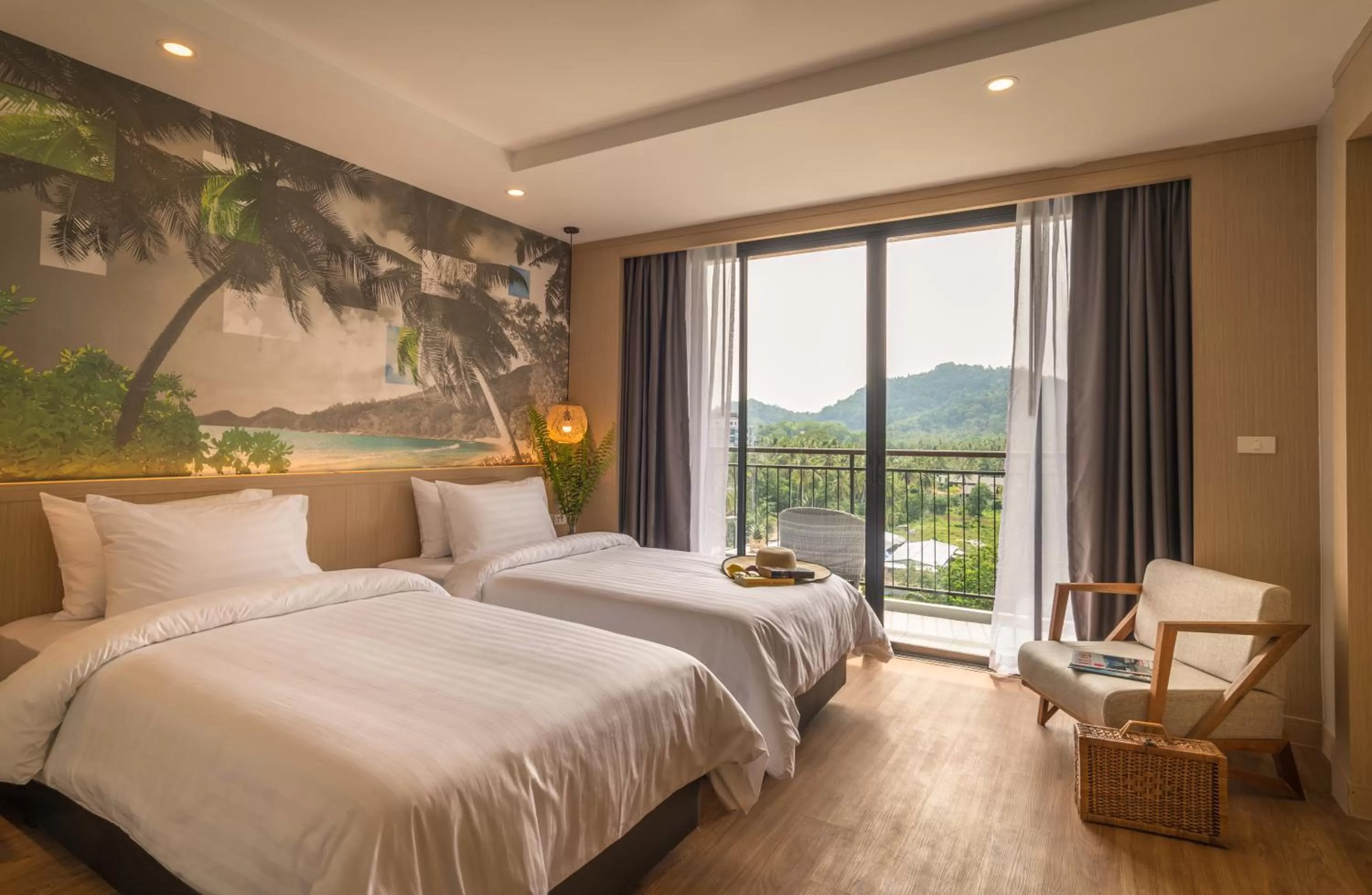 Mountain view, Bed in Sea Seeker Krabi Resort