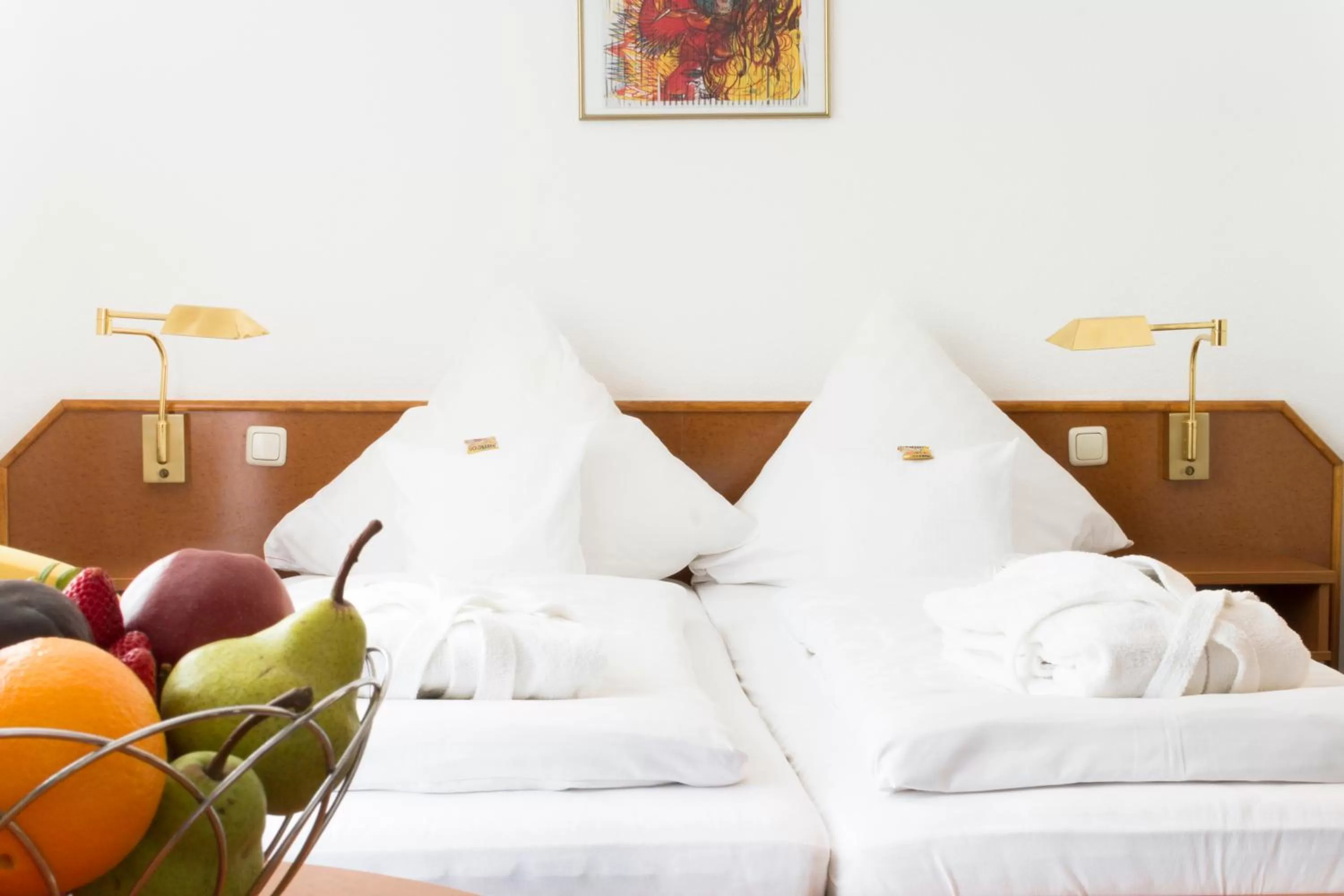 Bed in Hotel Roemerstein