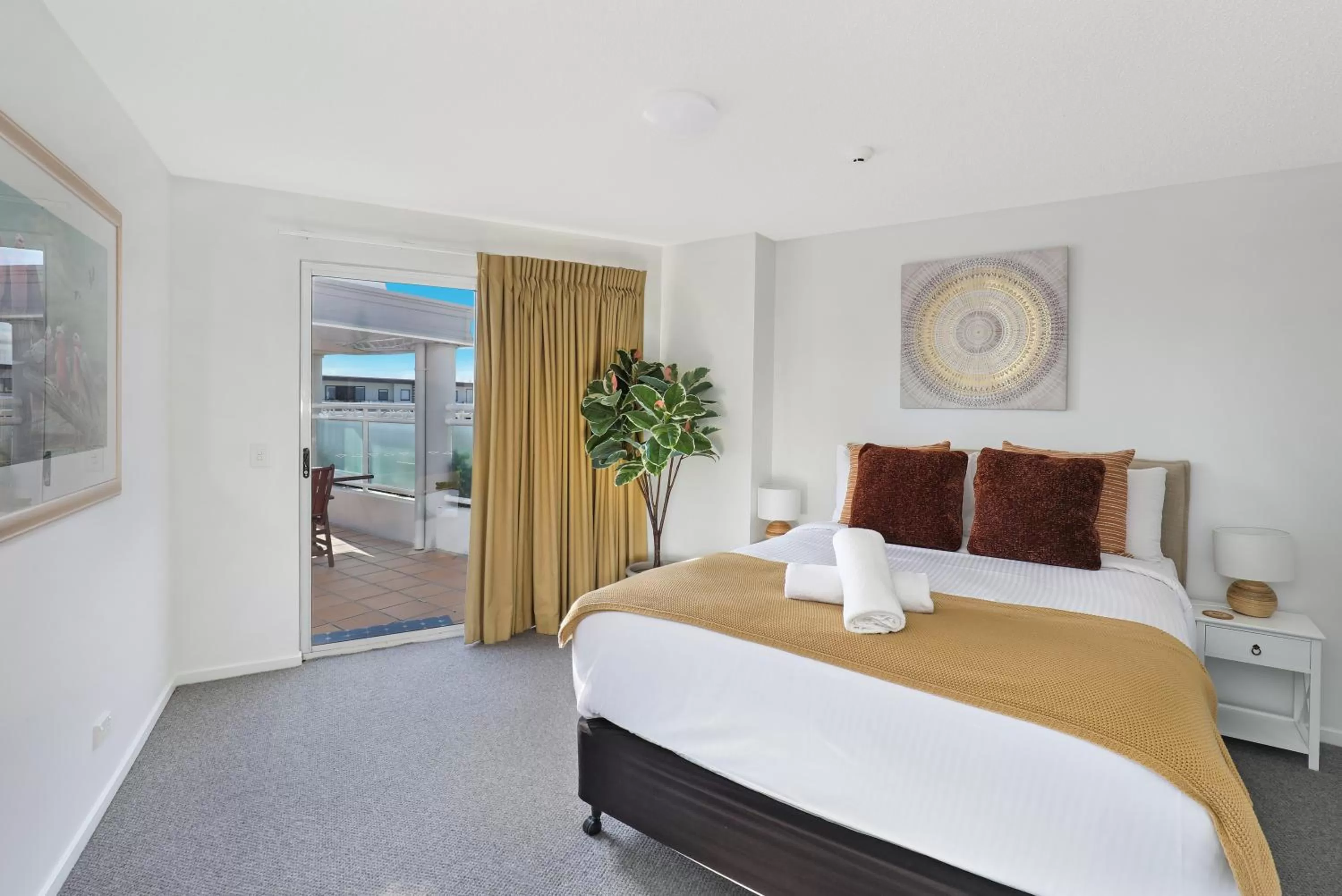 Bed in Beachside Resort Kawana Waters