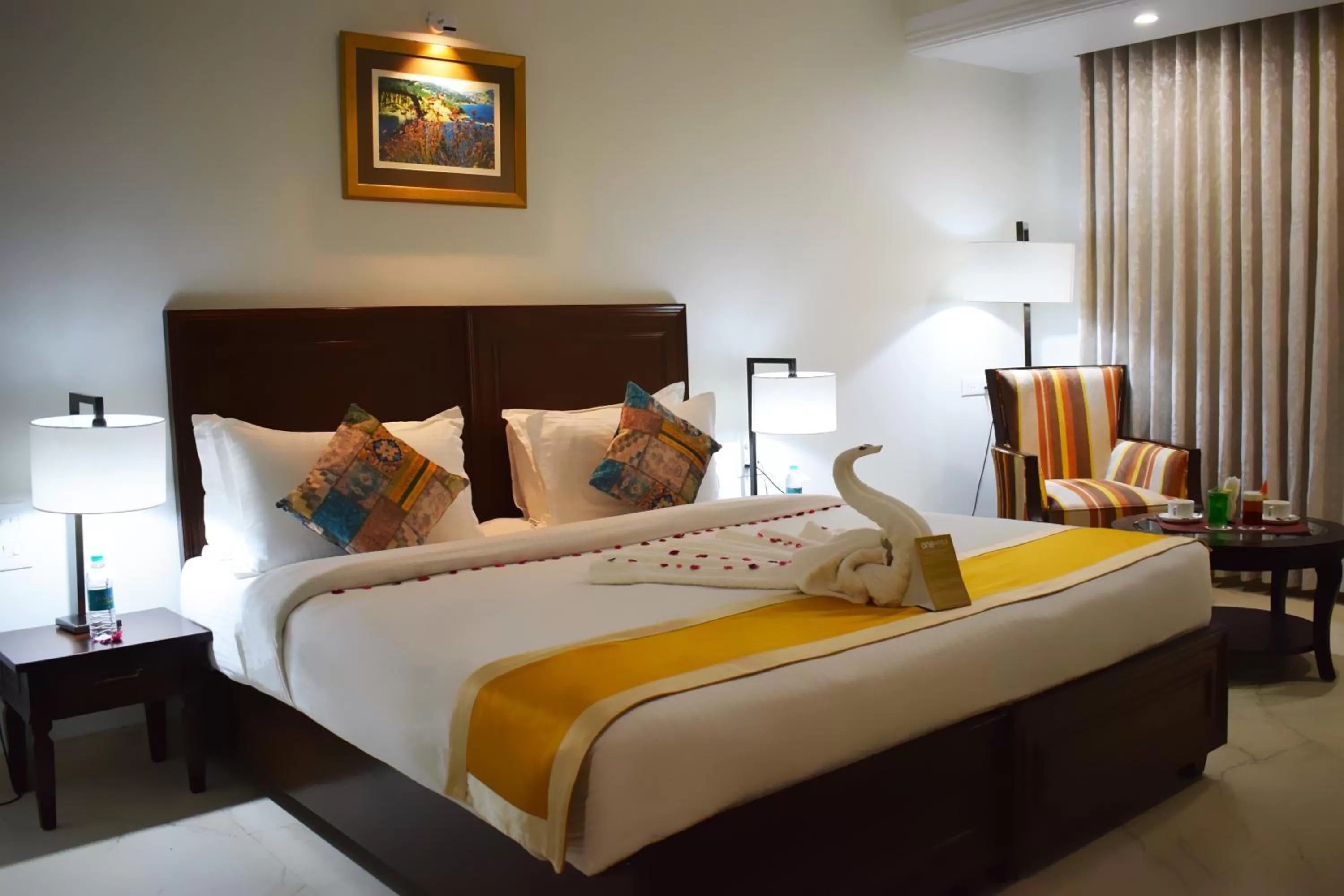 Bed in Green View by Green Tree Hotels