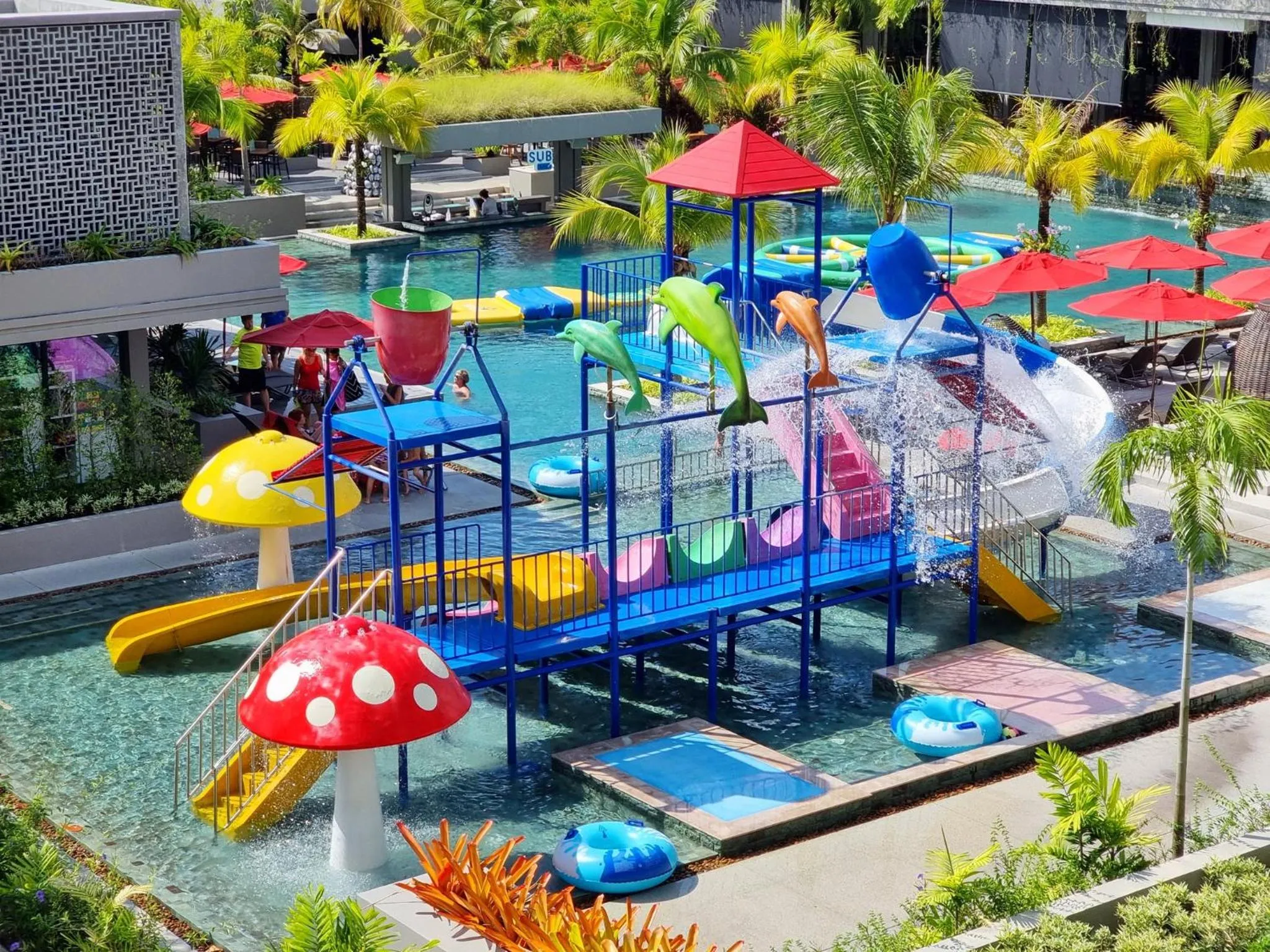 Aqua park in Anantara Vacation Club Mai Khao Phuket