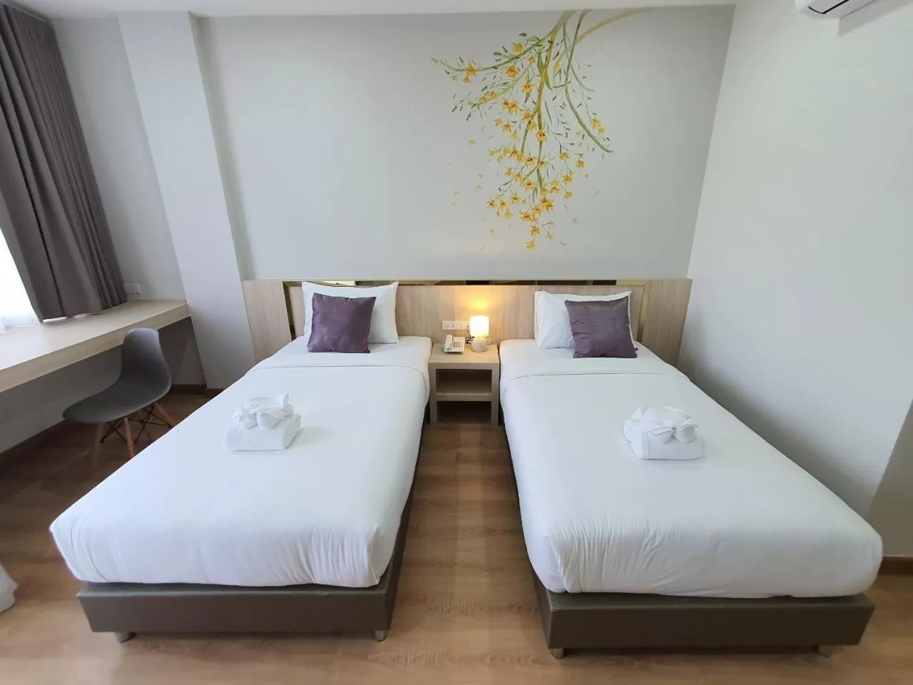 Bedroom, Bed in Lueangchan Orchid Hotel