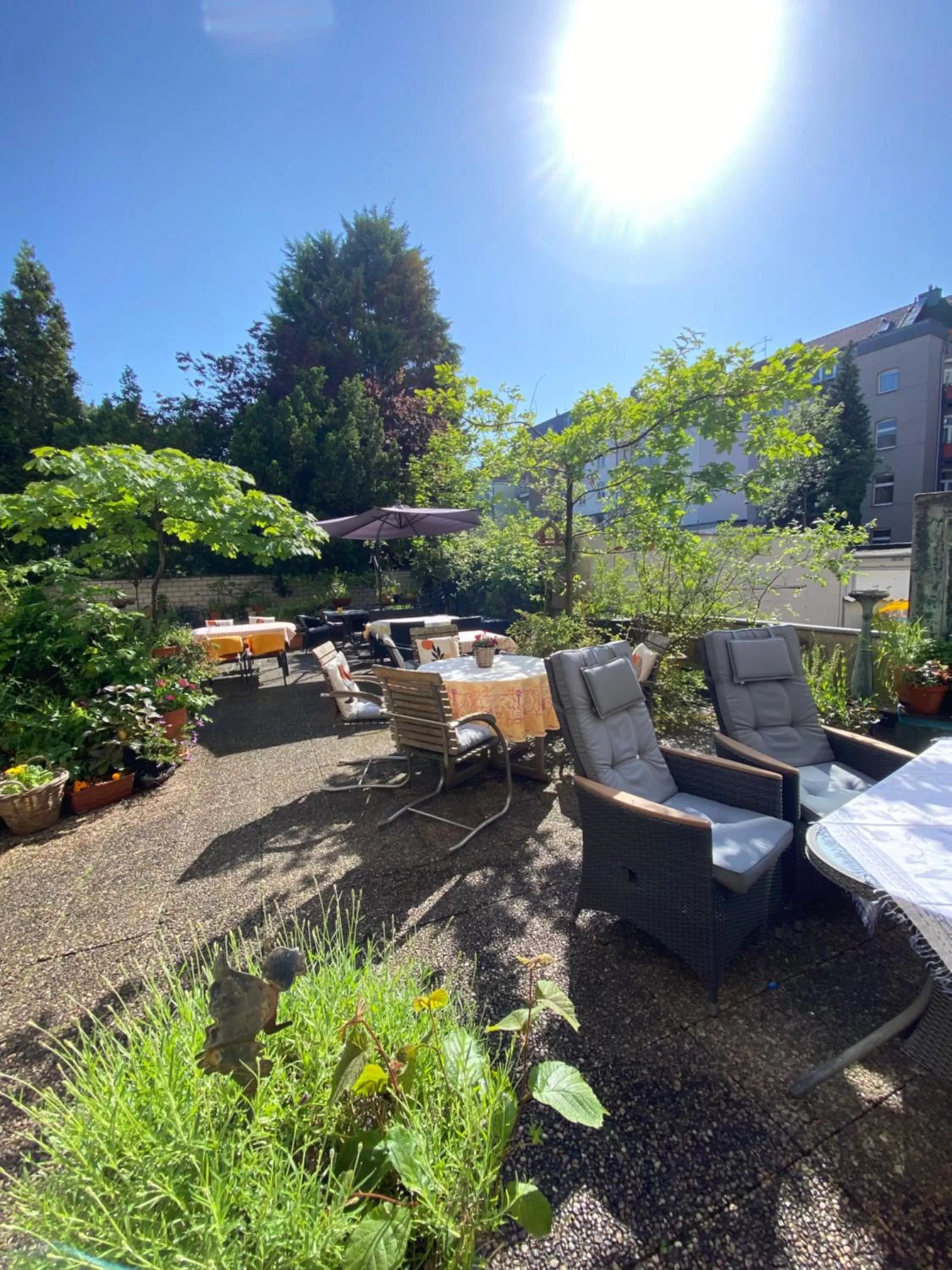 Garden view in Hotel Cascade Superior