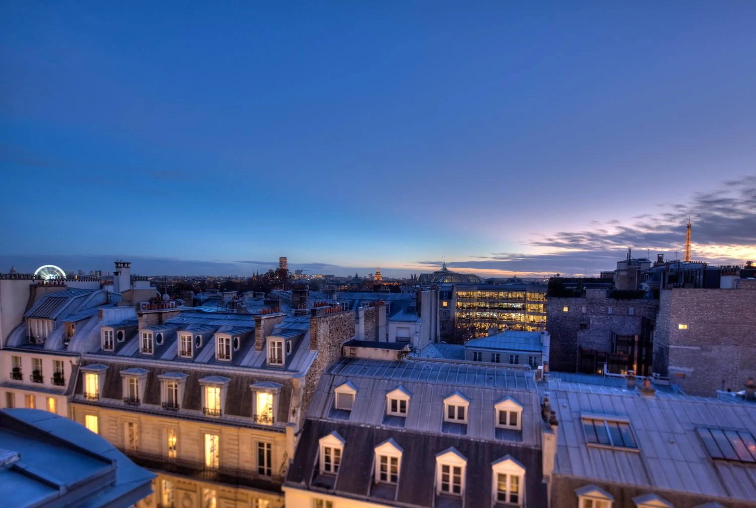 City view in Le Bristol Paris, Oetker Hotels