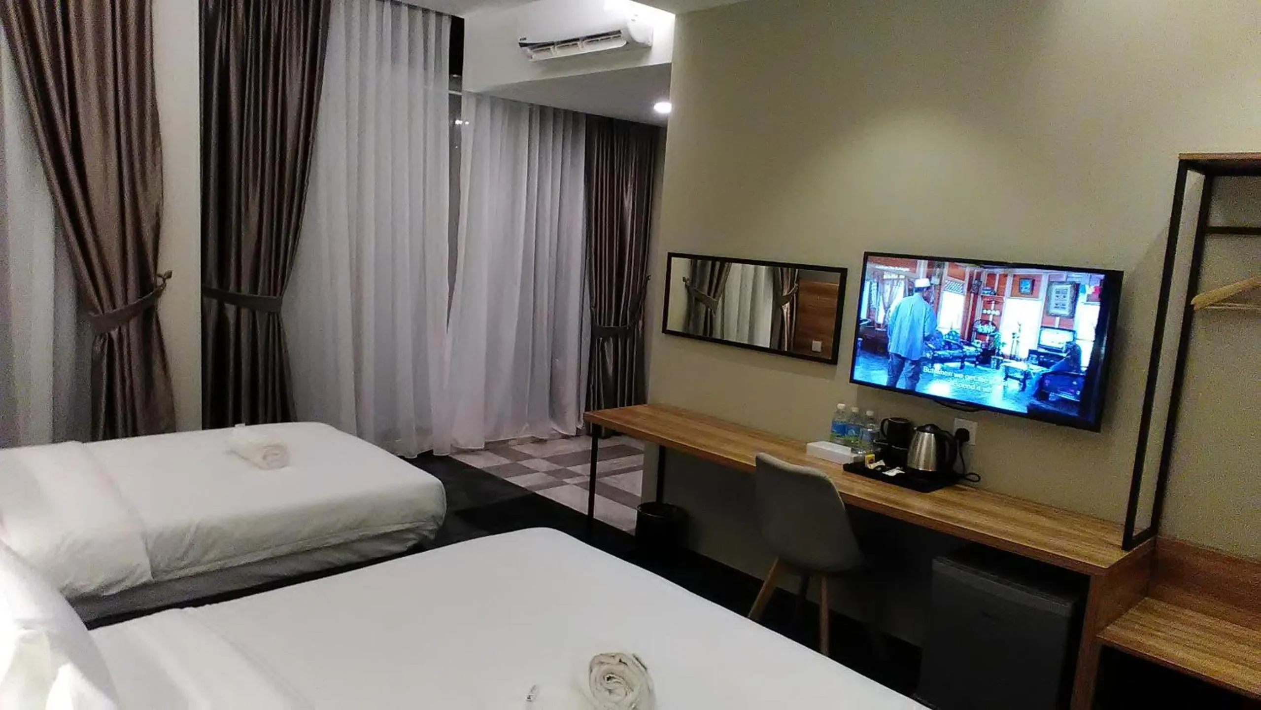 Bed in Prestigo Hotel - Johor Bharu