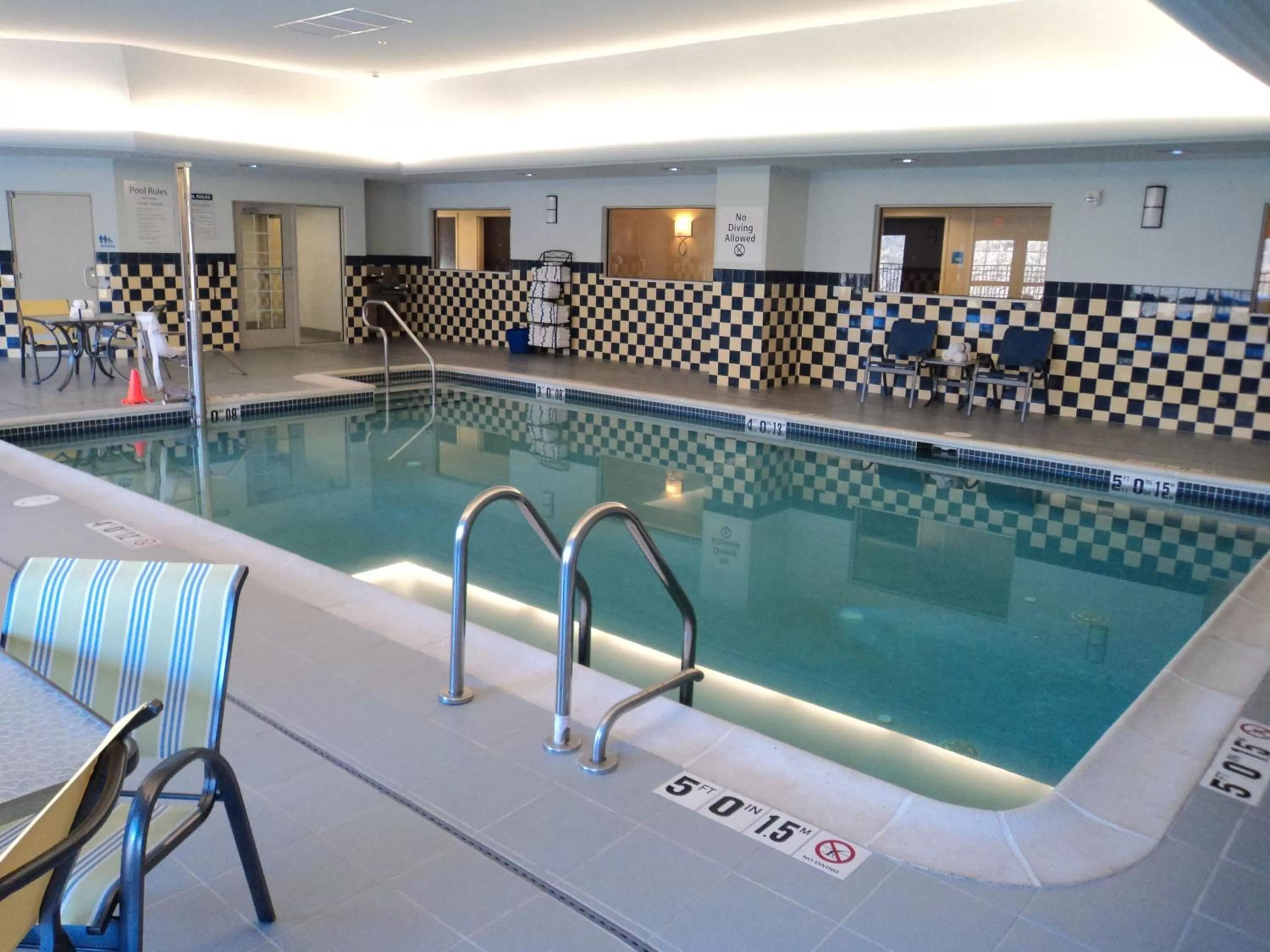 Swimming pool in Holiday Inn Express and Suites Dickson City by IHG