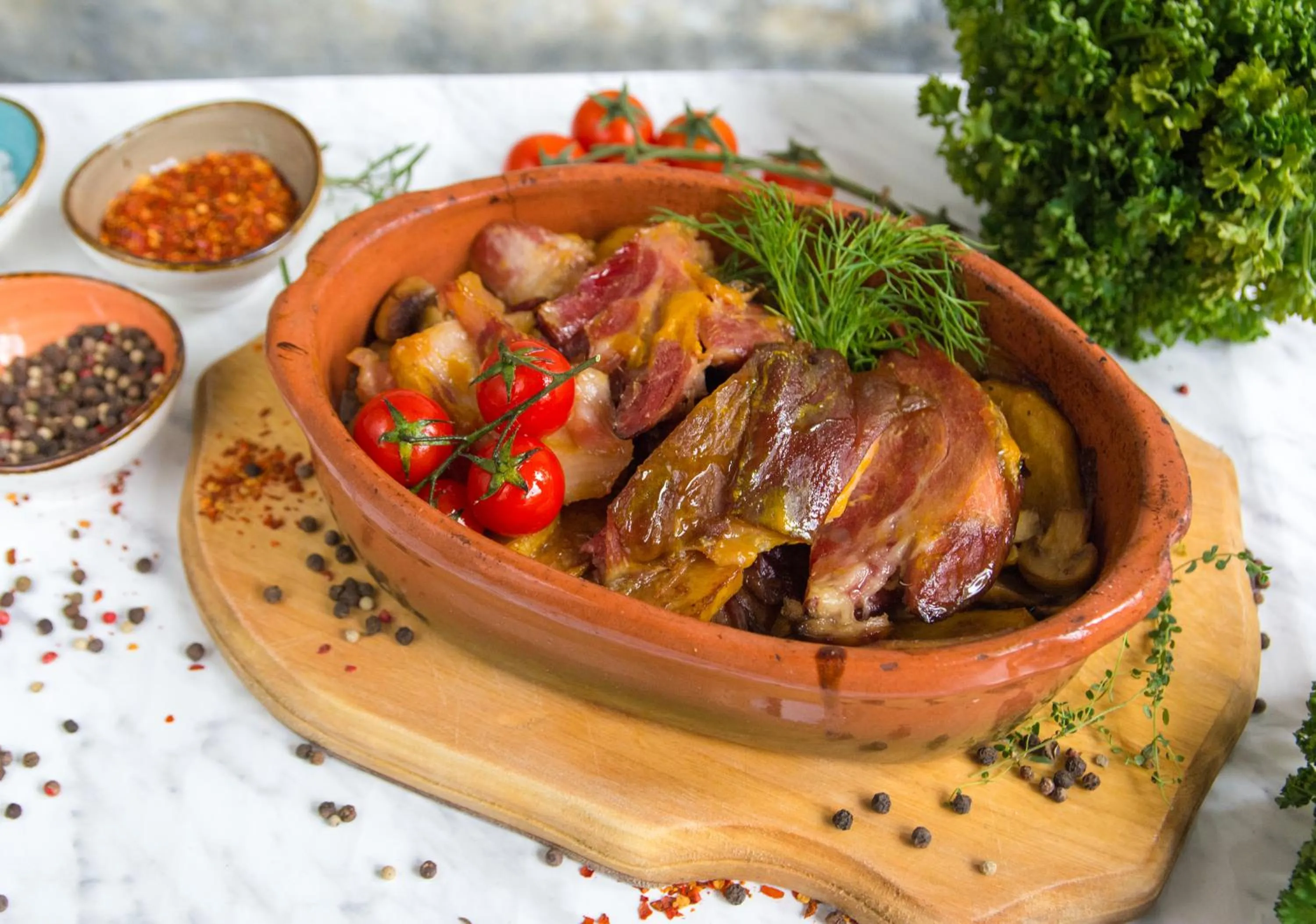 Food close-up in Hotel Srbija-FREE PARKING