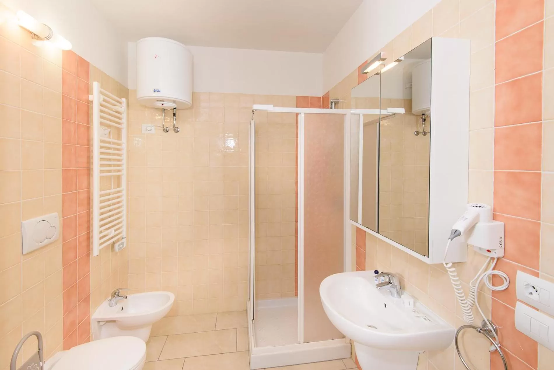 Shower, Bathroom in Residence Marina Salivoli