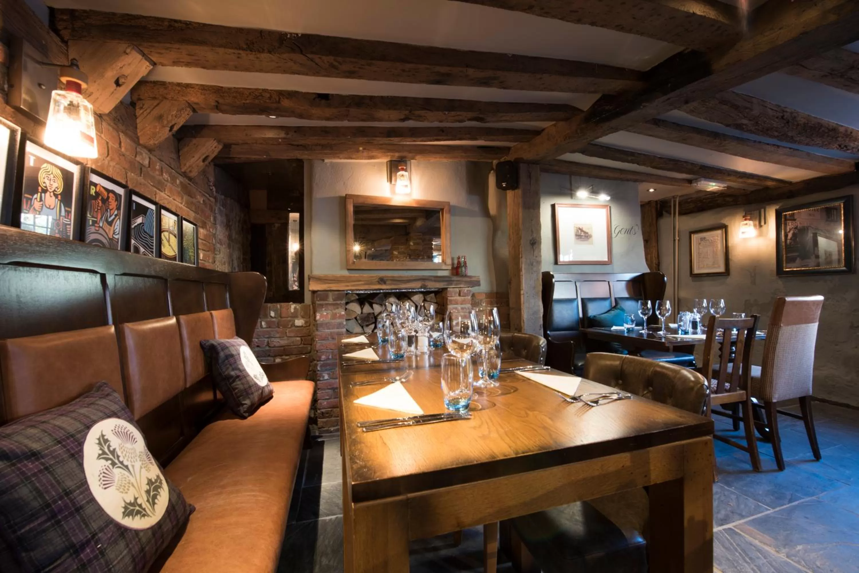 Restaurant/places to eat in The Ostrich Inn Colnbrook London Heathrow