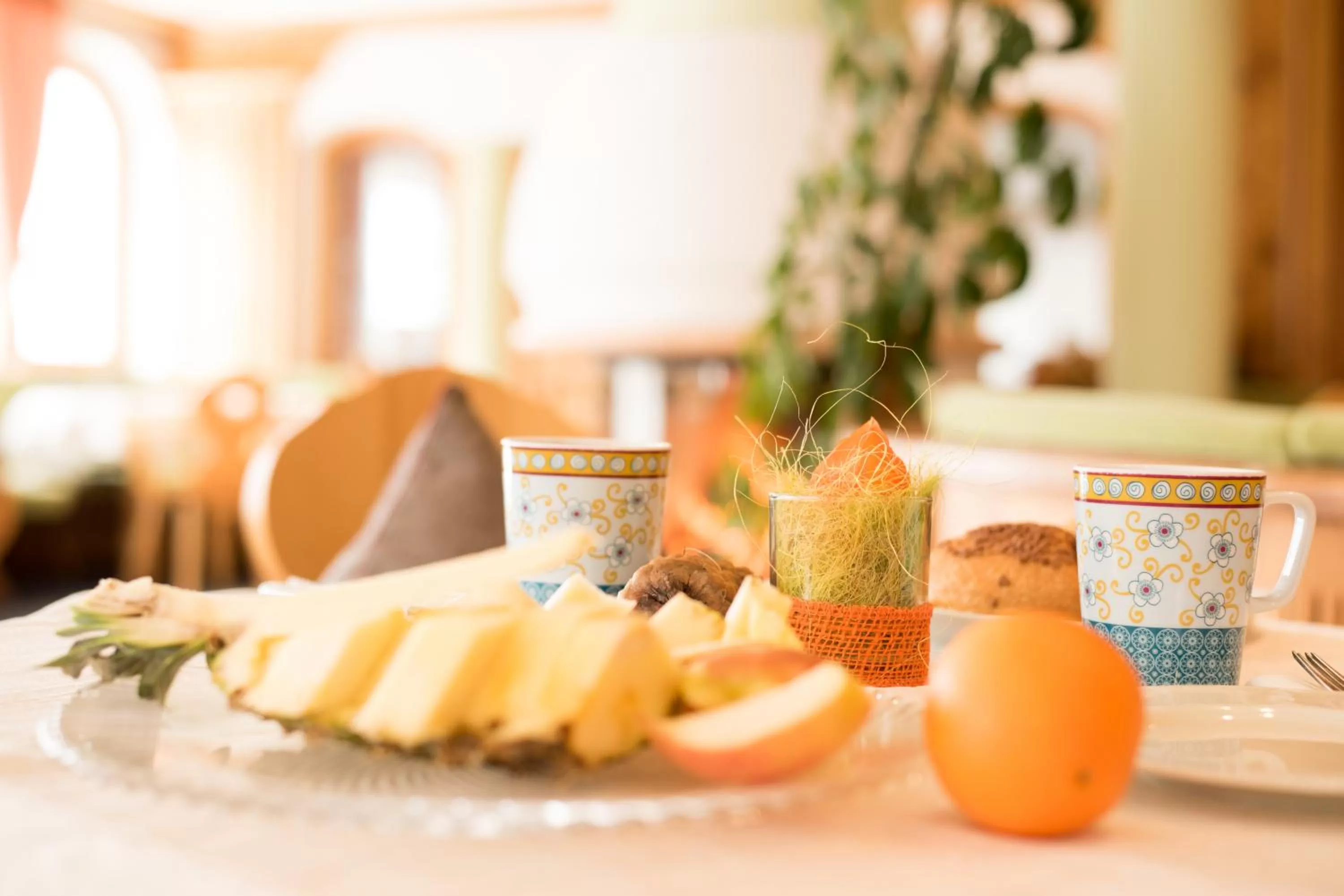 Buffet breakfast in Villa Rier