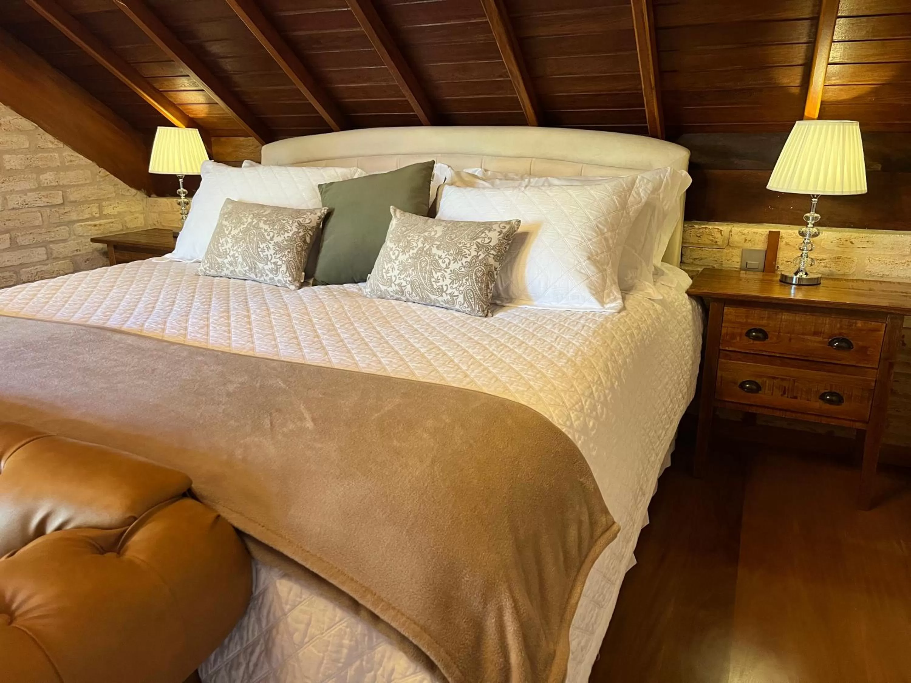 Bed in Pousada Dona Bendita