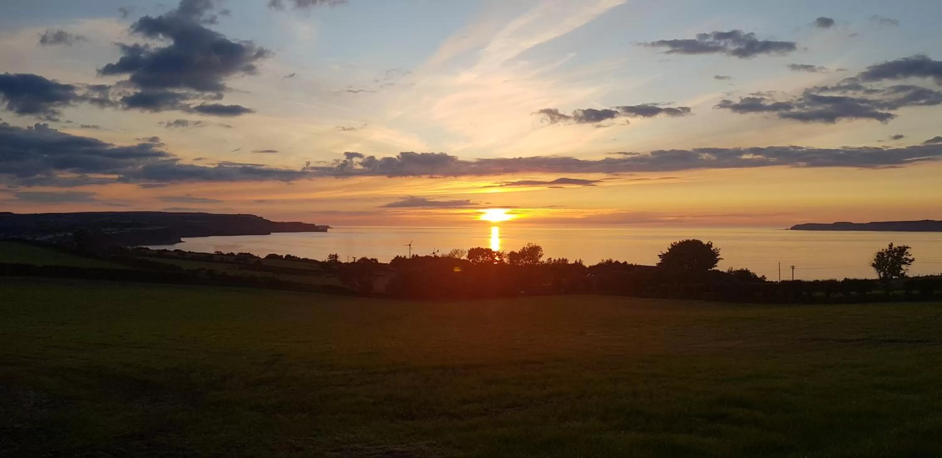 Sunset in Maghernahar House B&B