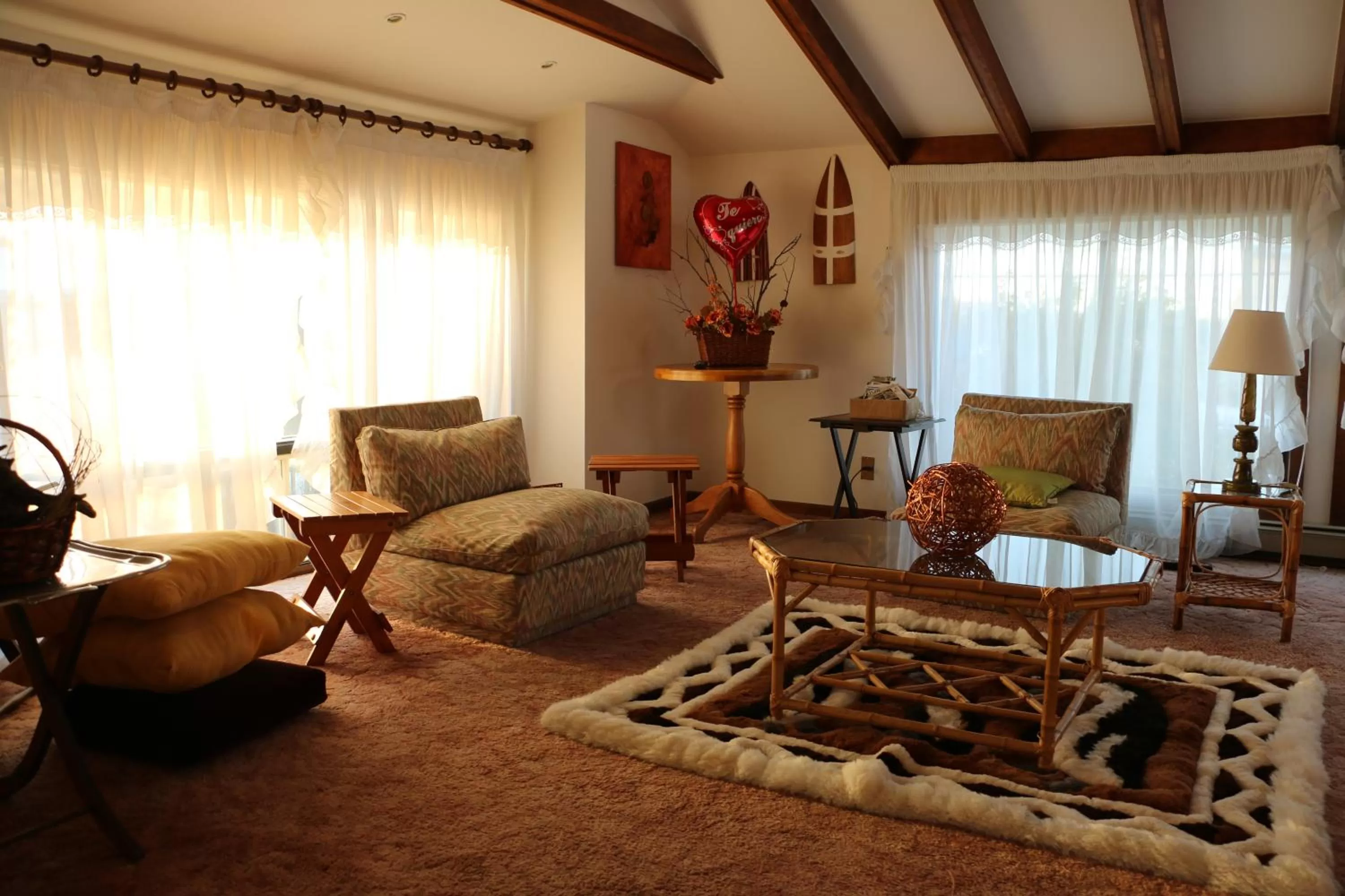 Staff, Seating Area in Sandy Point B&B