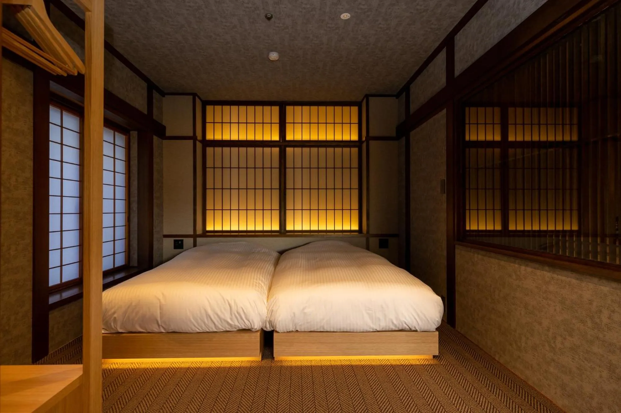Photo of the whole room, Bed in Hagi No Yado Tomoe