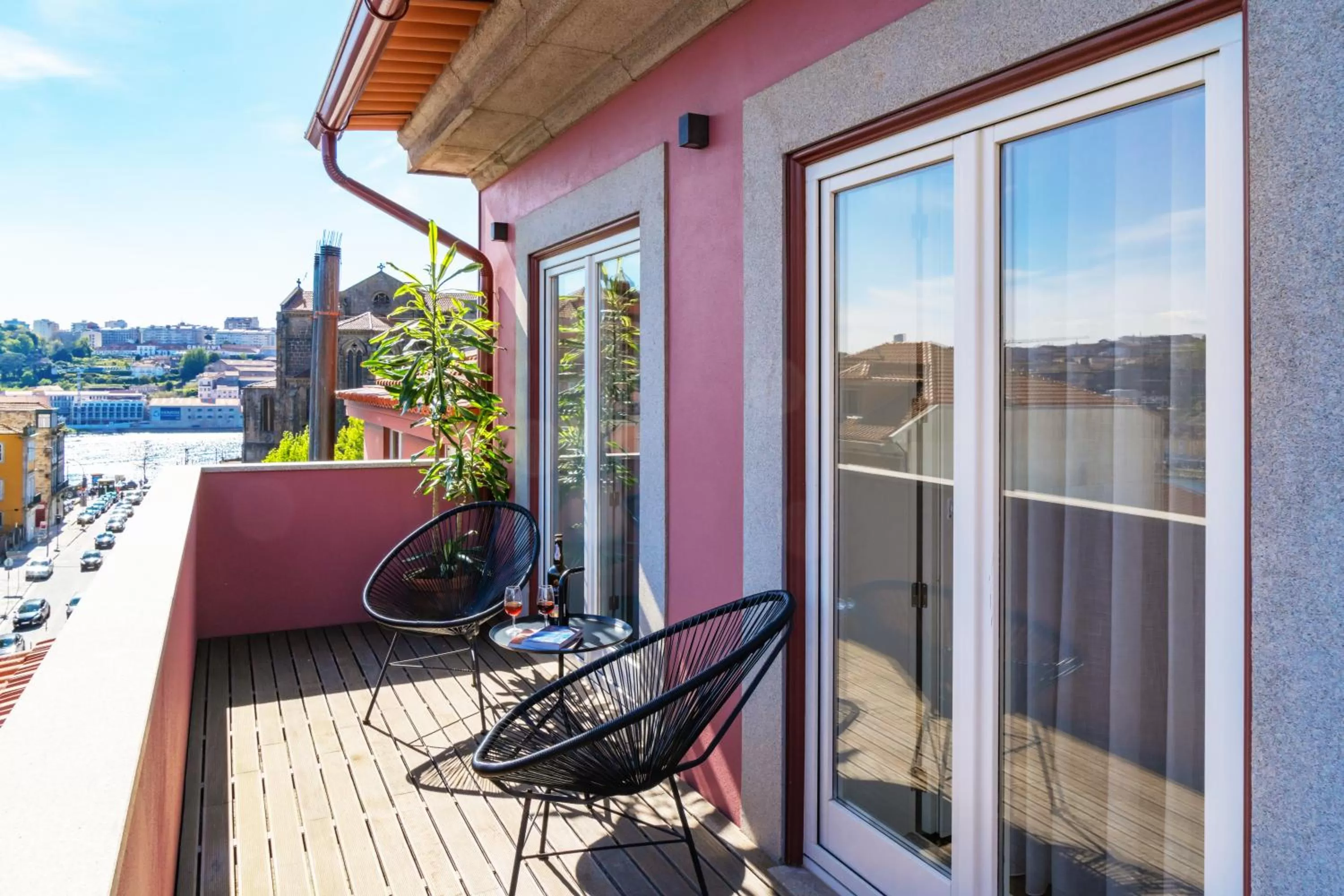 Balcony/Terrace in Porto River Infante