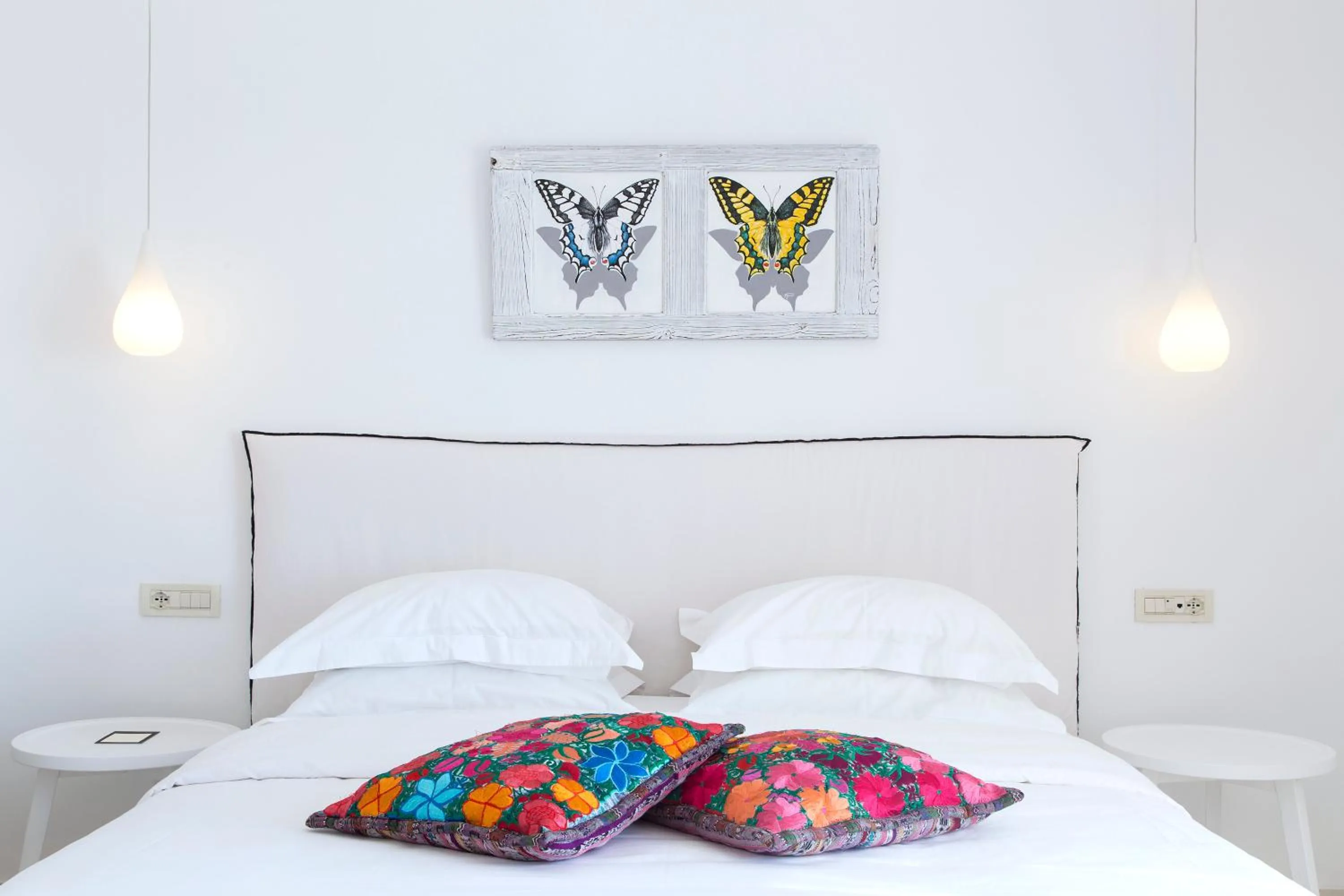 Bed in Myconian Villa Collection - Preferred Hotels & Resorts