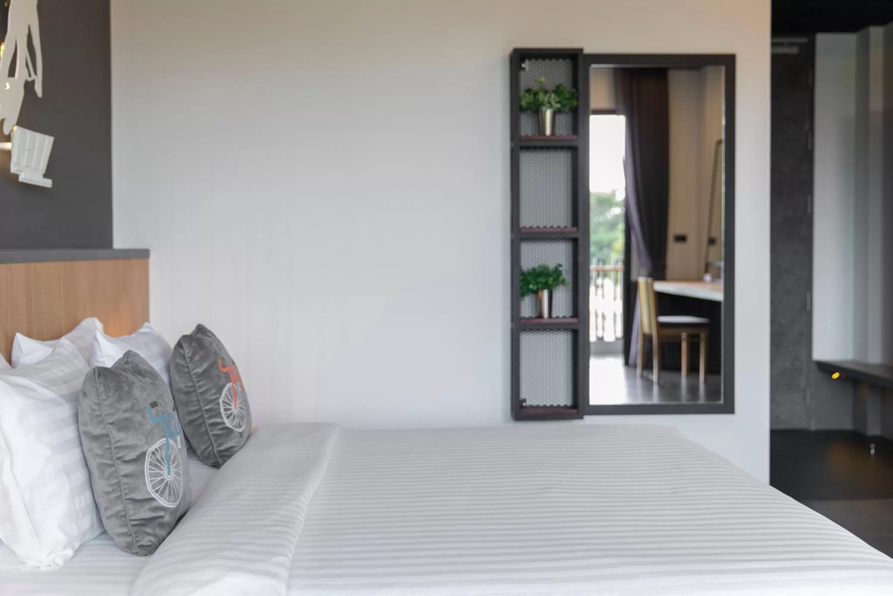 Bed in The VELO'S Hotel and Pumptrack