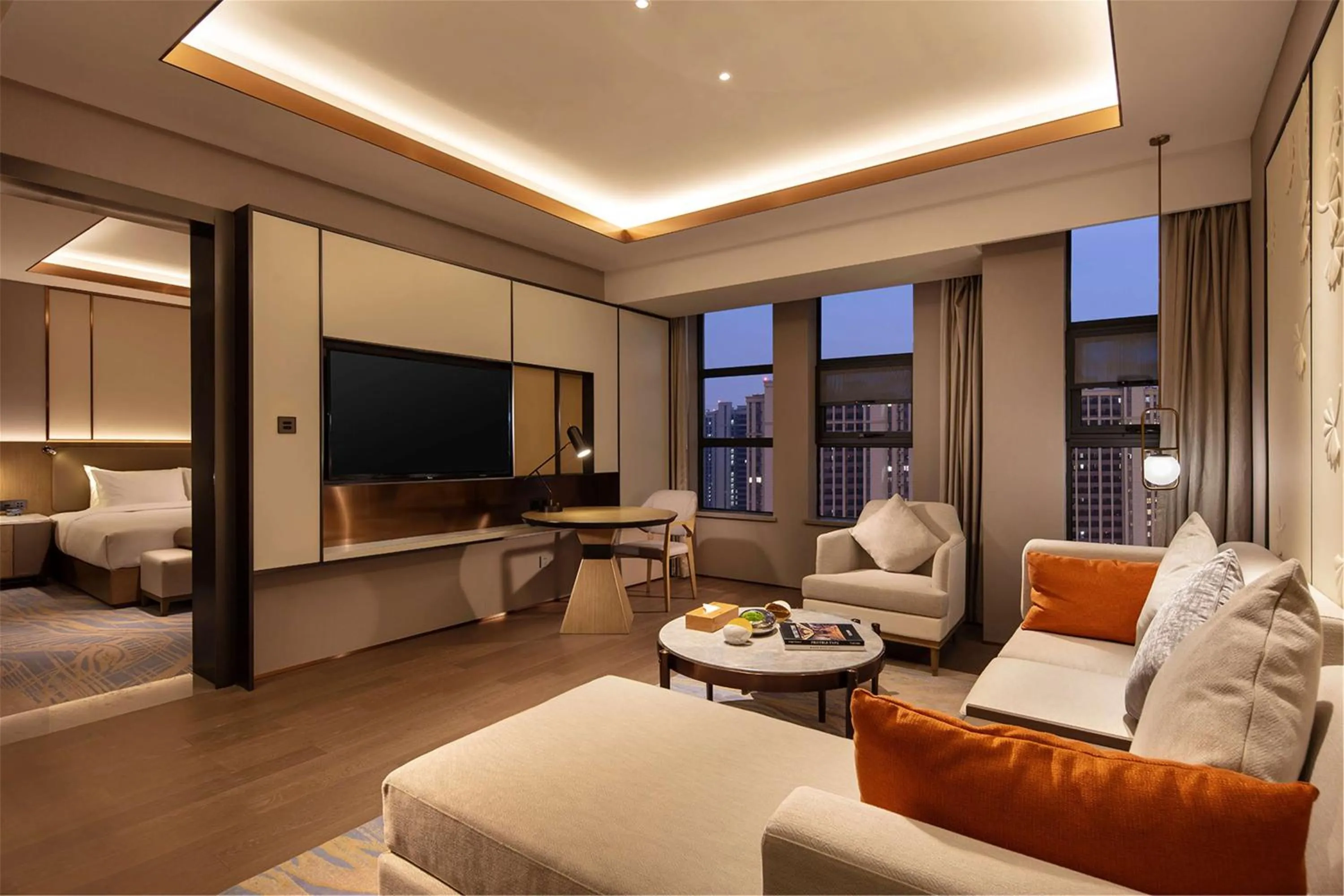 Living room in Hilton Garden Inn Xuzhou Yunlong