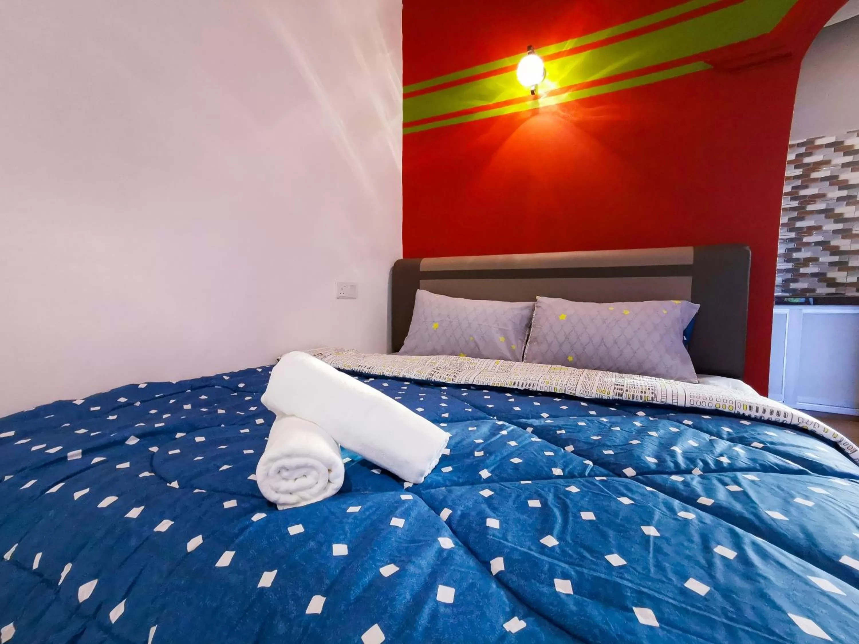 Bed in Cenang Room Rahsia Motel