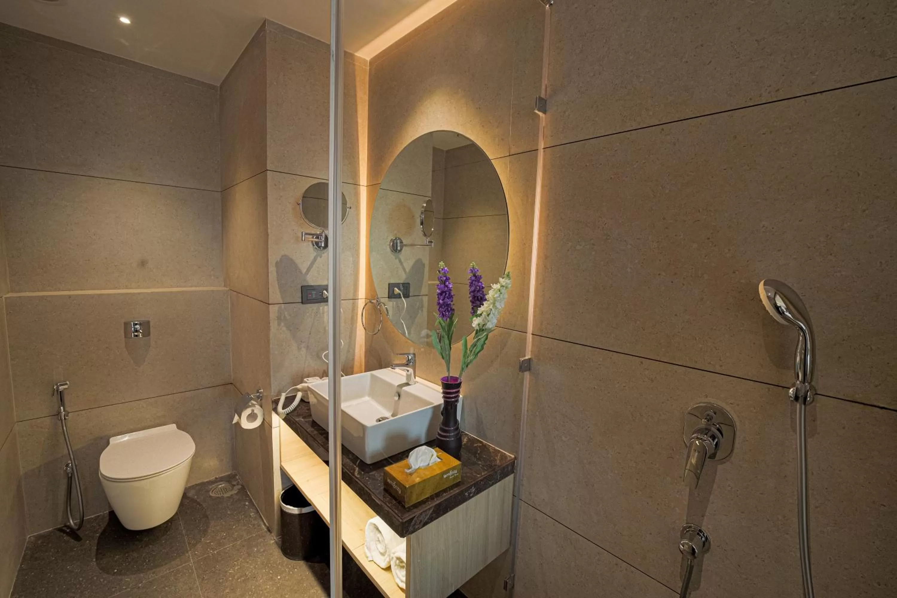 Bathroom in The Monarch at Chakan MIDC, Pune