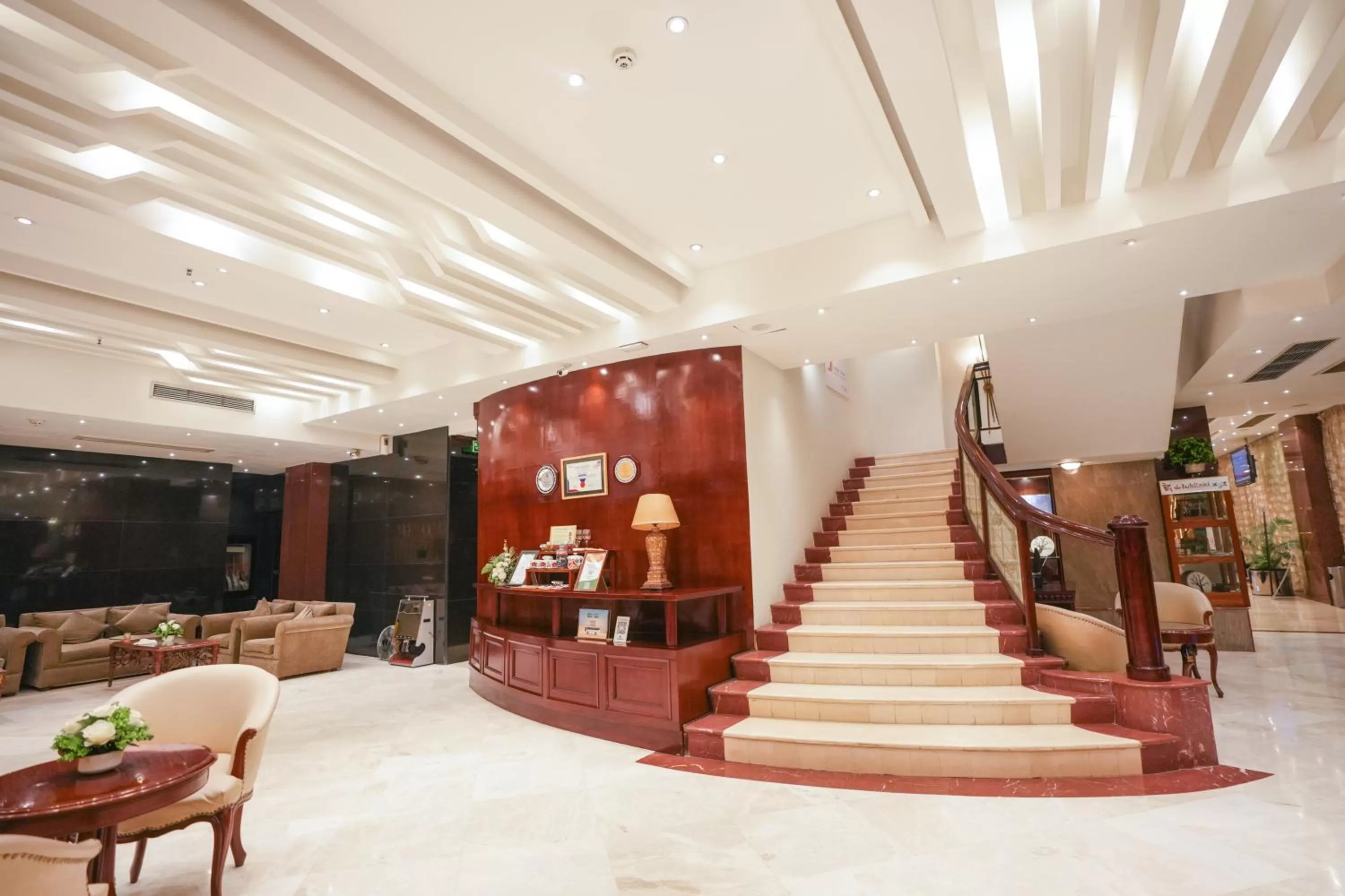 Lobby or reception in Hotel Sarina