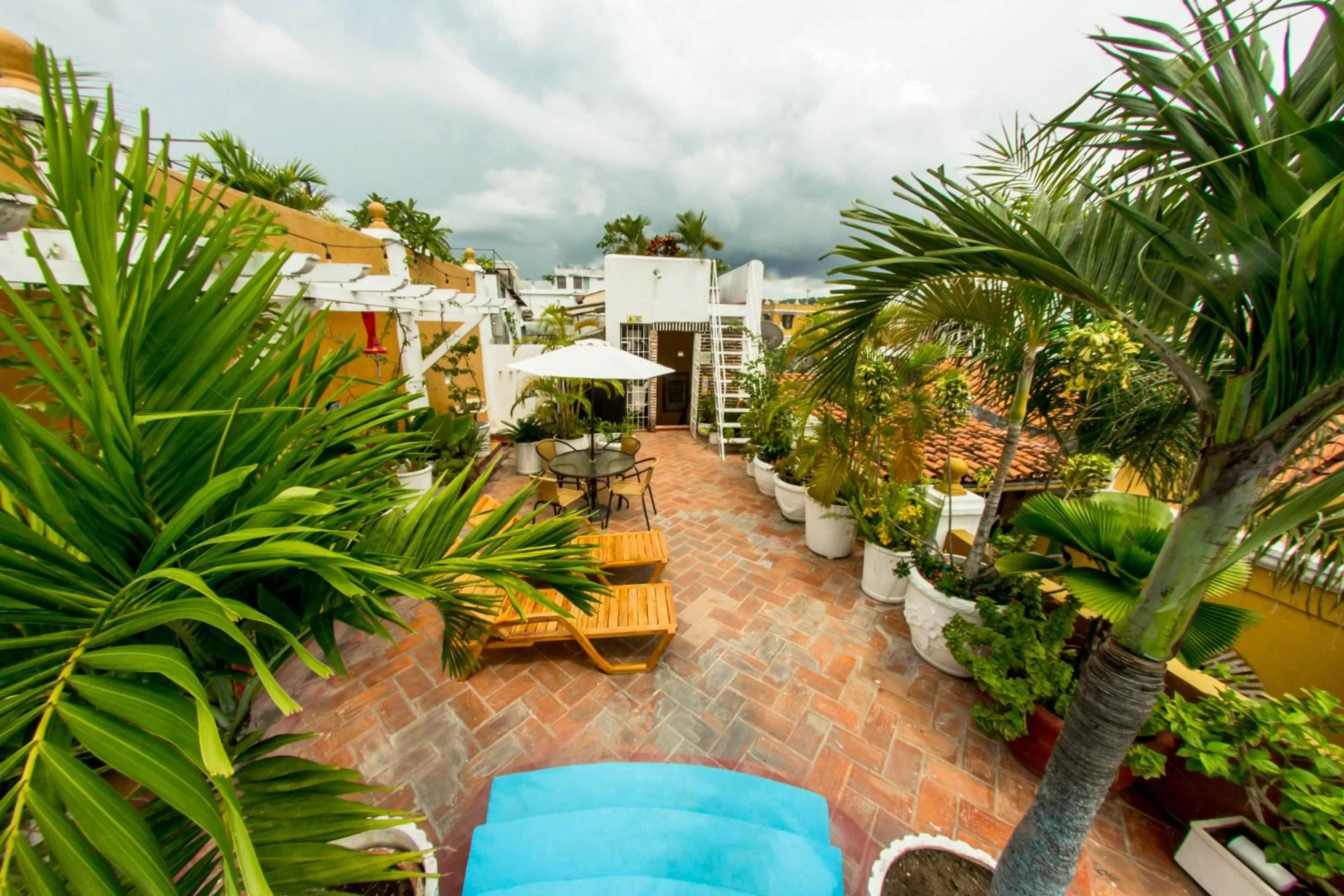 Balcony/Terrace, Pool View in Hotel Casa Gloria Boutique