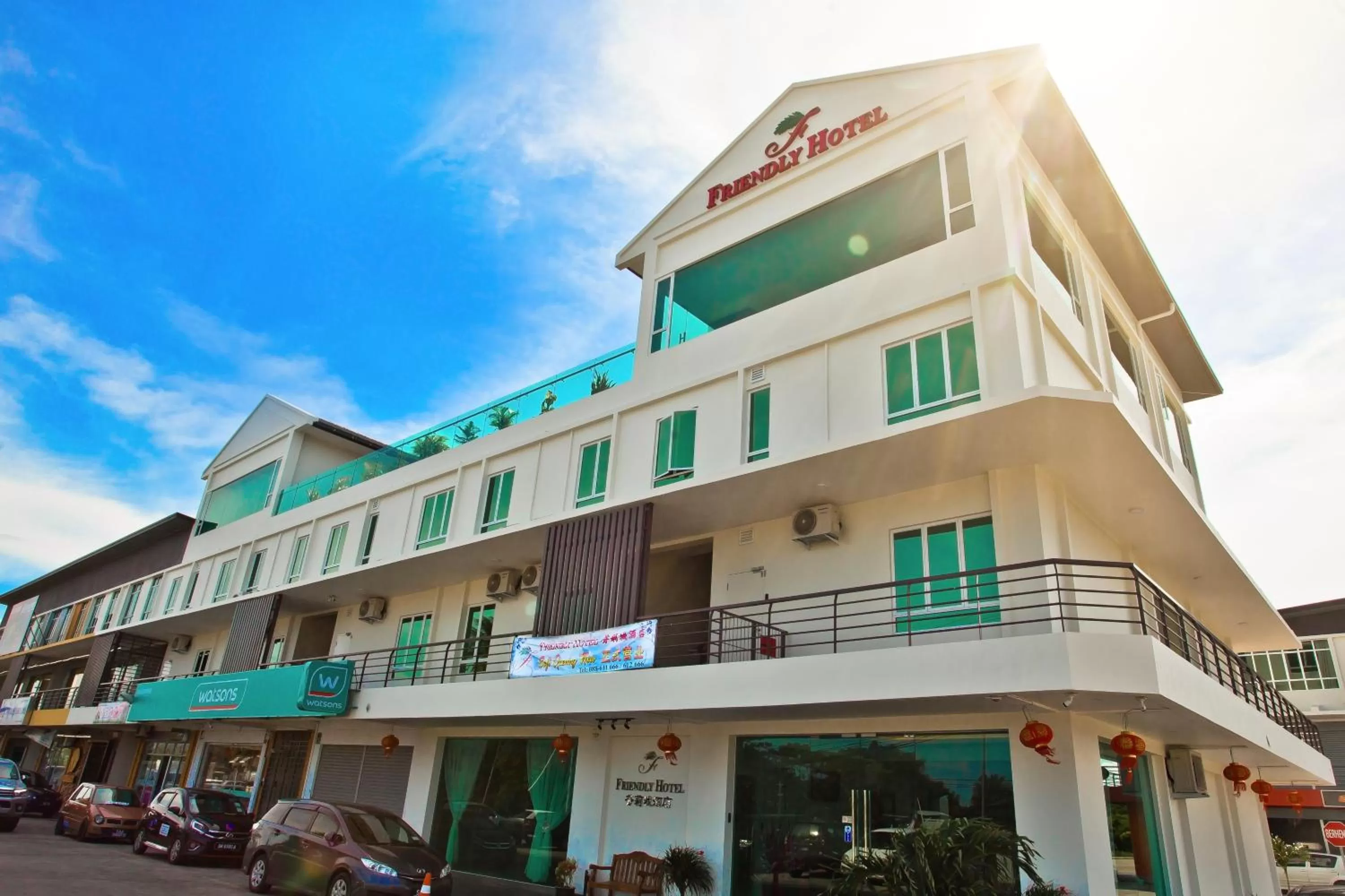 Facade/entrance in Friendly Hotel